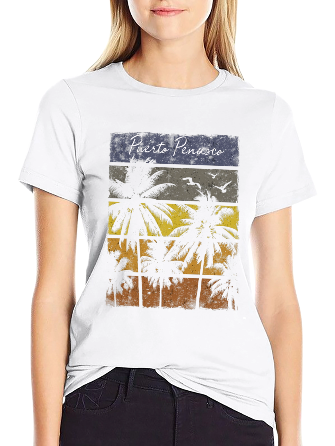 Puerto Penasco Palm Tree Graphic Tee