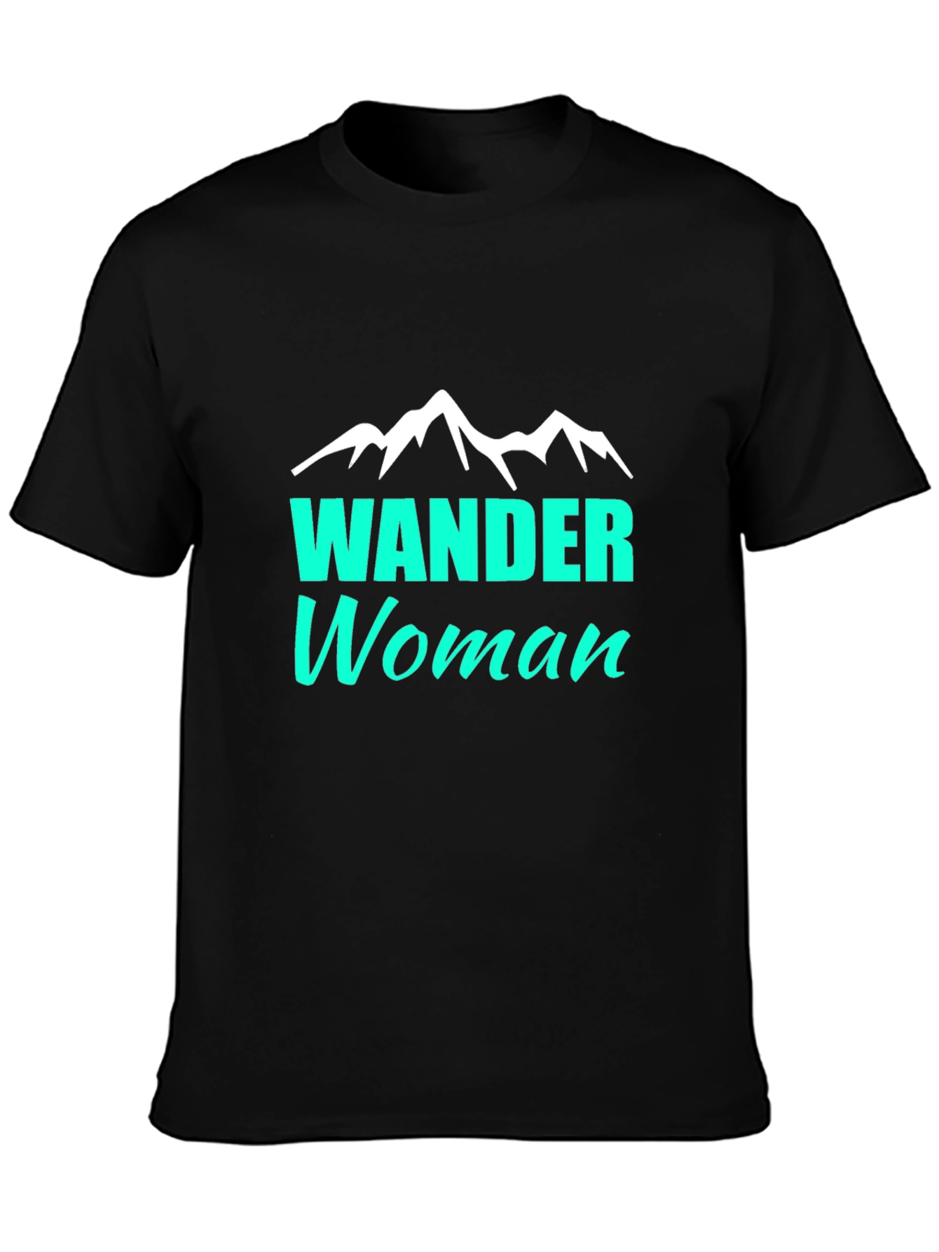 Wander Woman Graphic Tee - Black