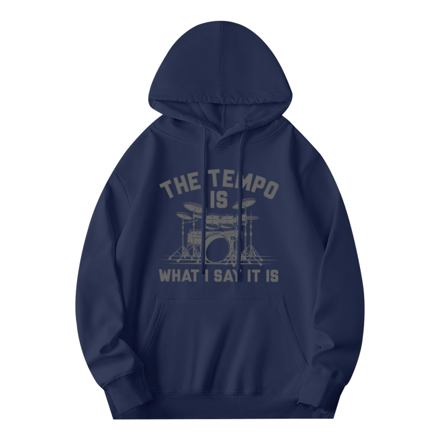 Drummer The Tempo Quote Men¡¯s Hoodie, Plush Comfort Fit
