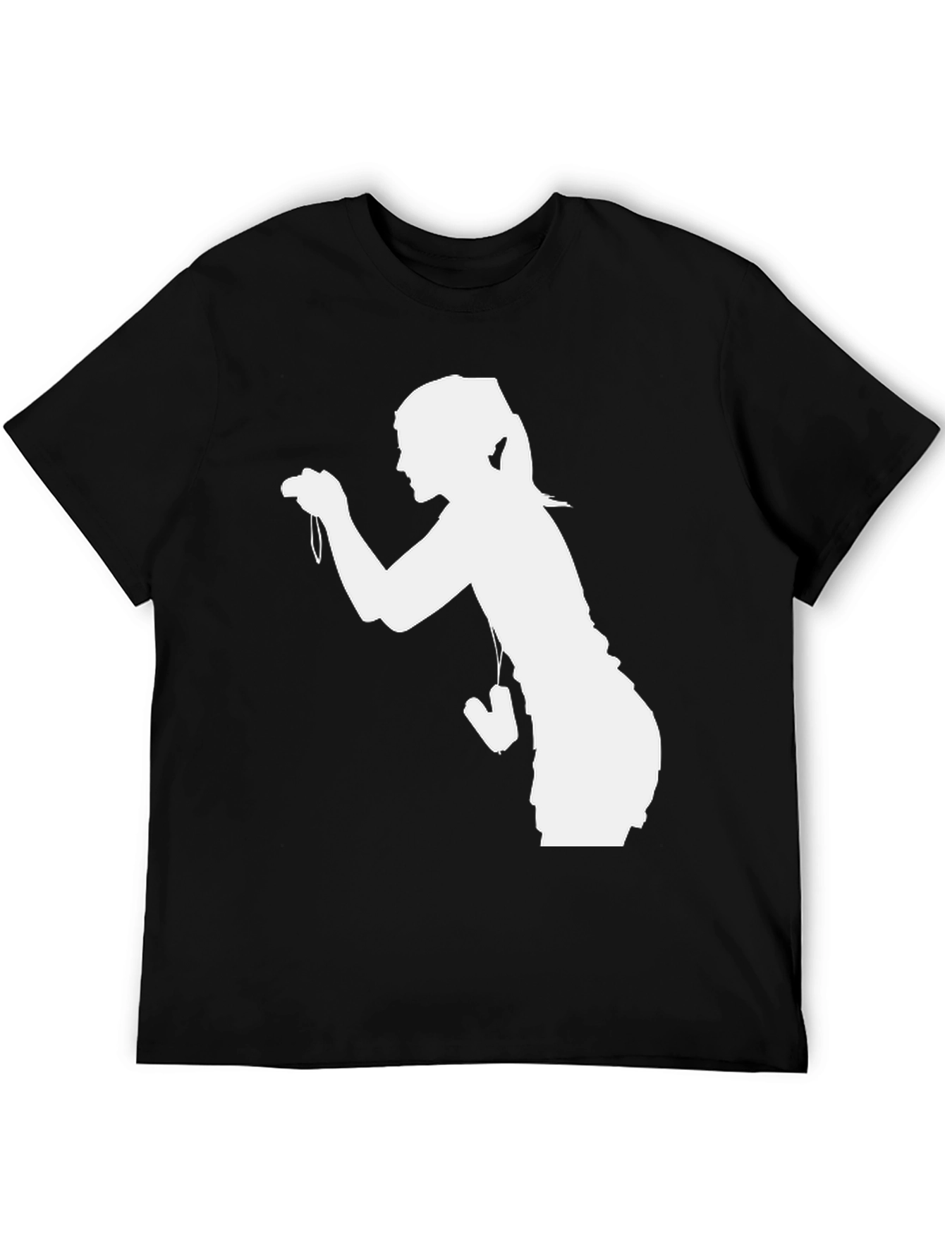Silhouette Photographer Black T-Shirt
