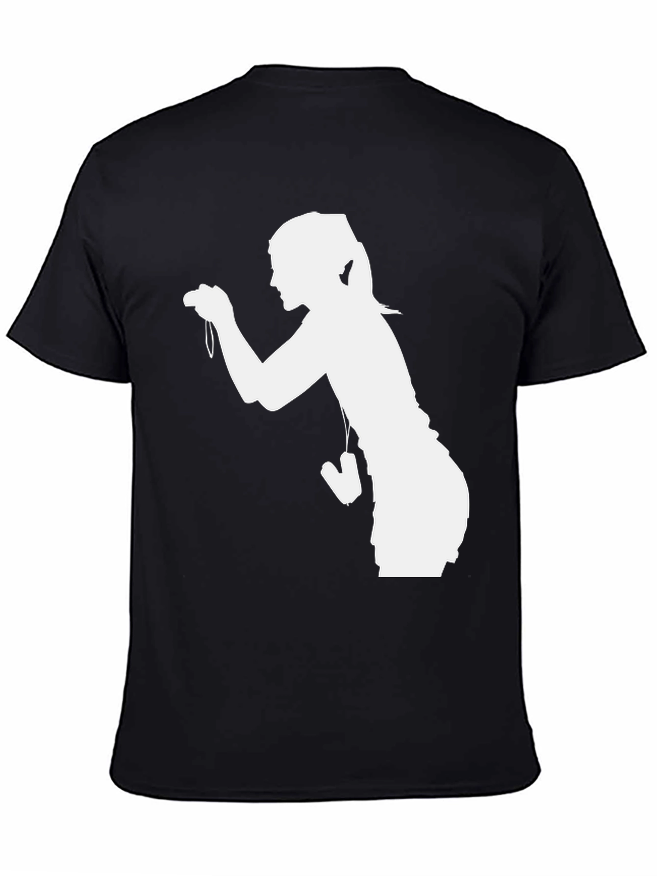 Silhouette Photographer Black T-Shirt