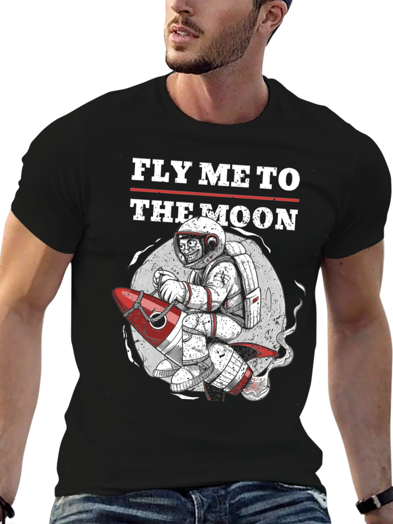 Fly Me To The Moon Graphic T-Shirt