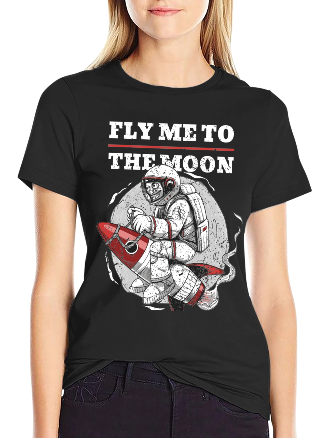 Fly Me To The Moon Graphic T-Shirt