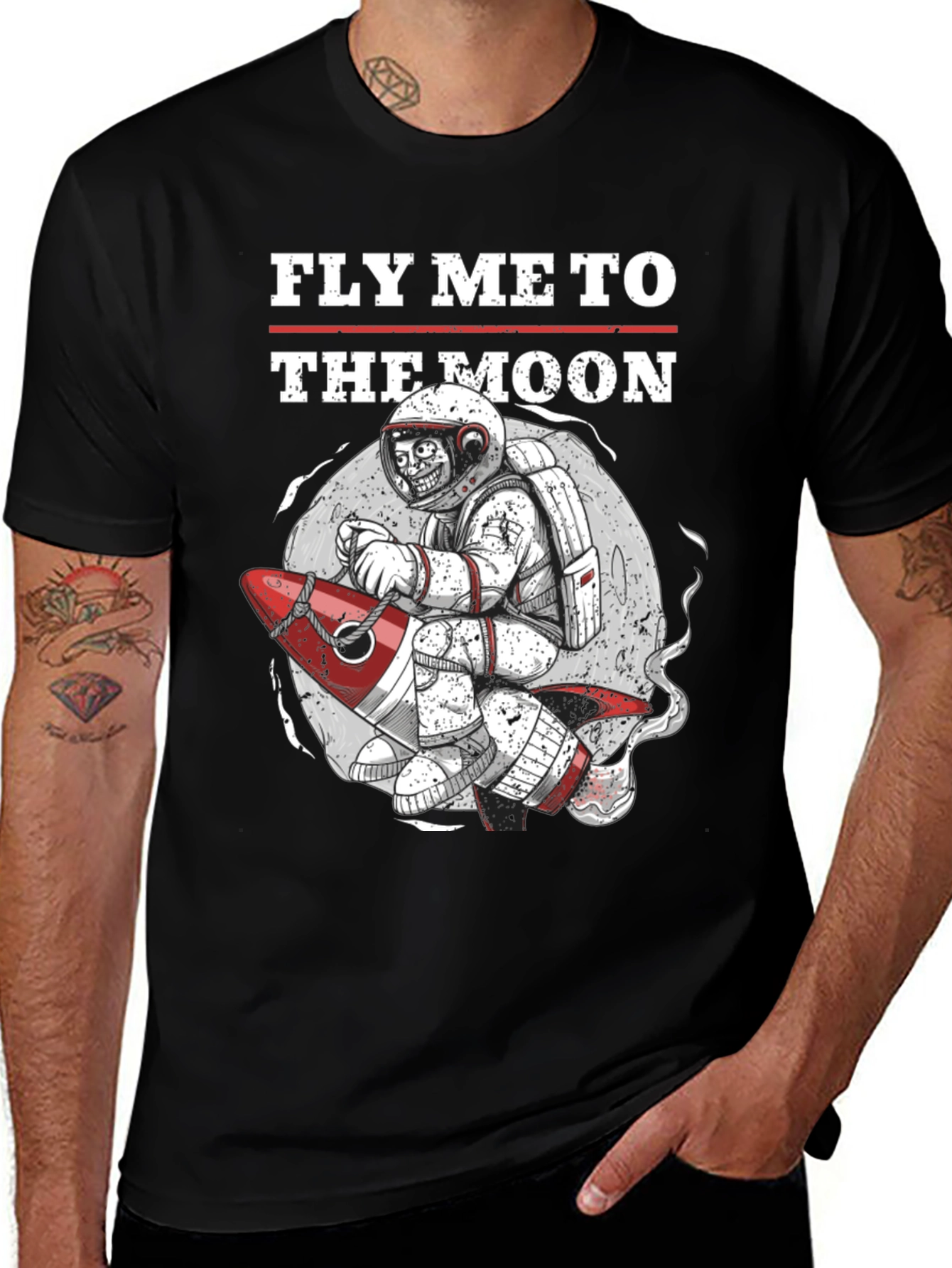 Fly Me To The Moon Graphic T-Shirt