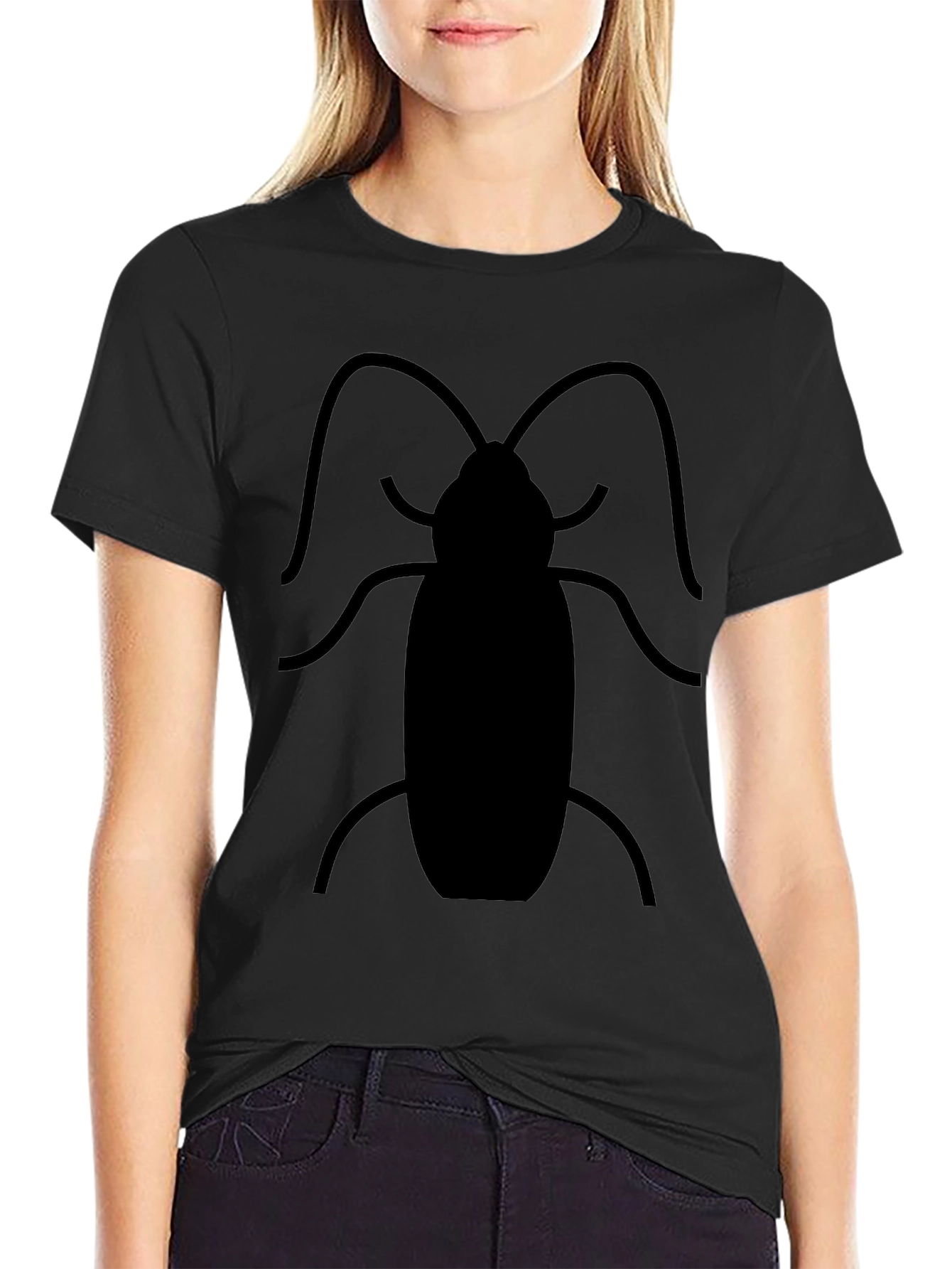Cockroach Graphic Tee - Black Novelty T-Shirt