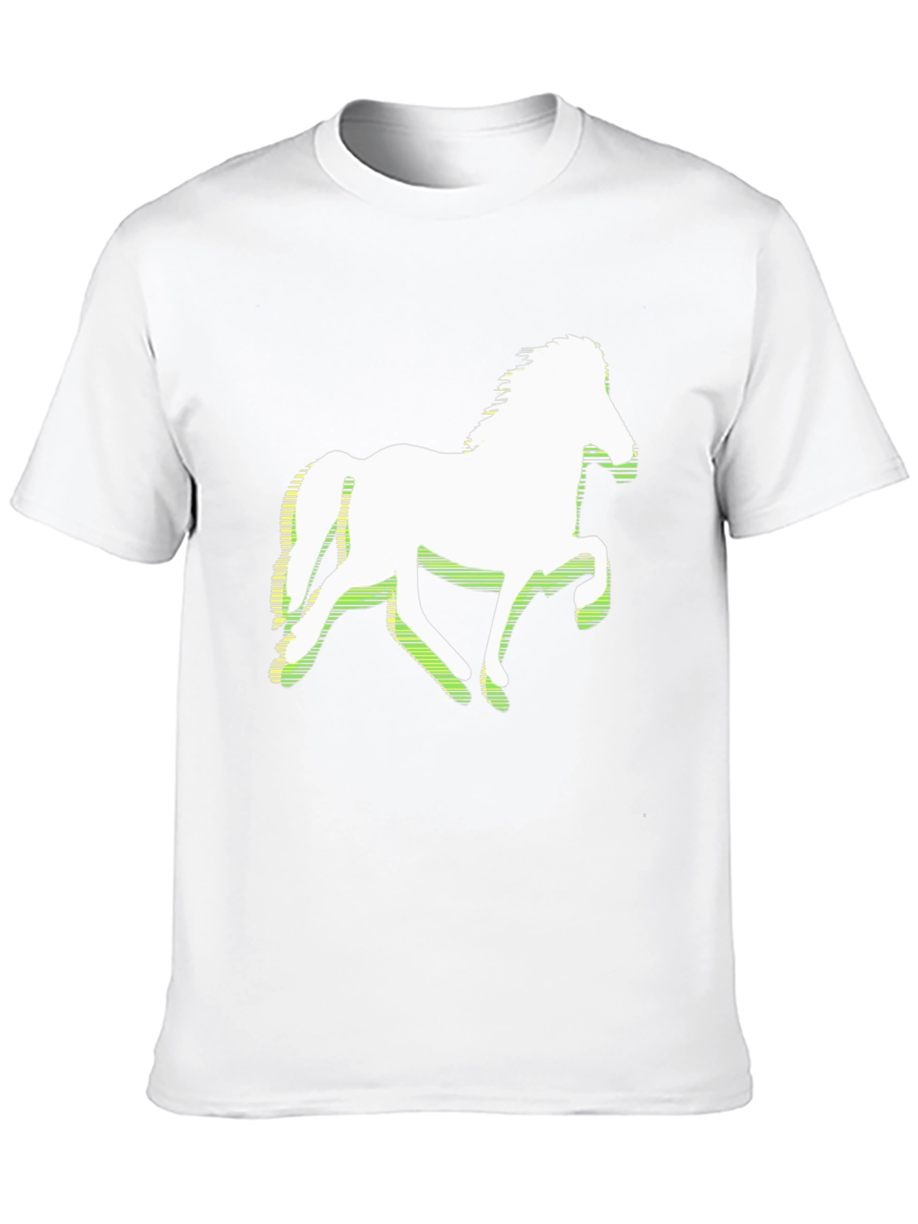 Horse Graphic Tee - Stylish Black T-Shirt