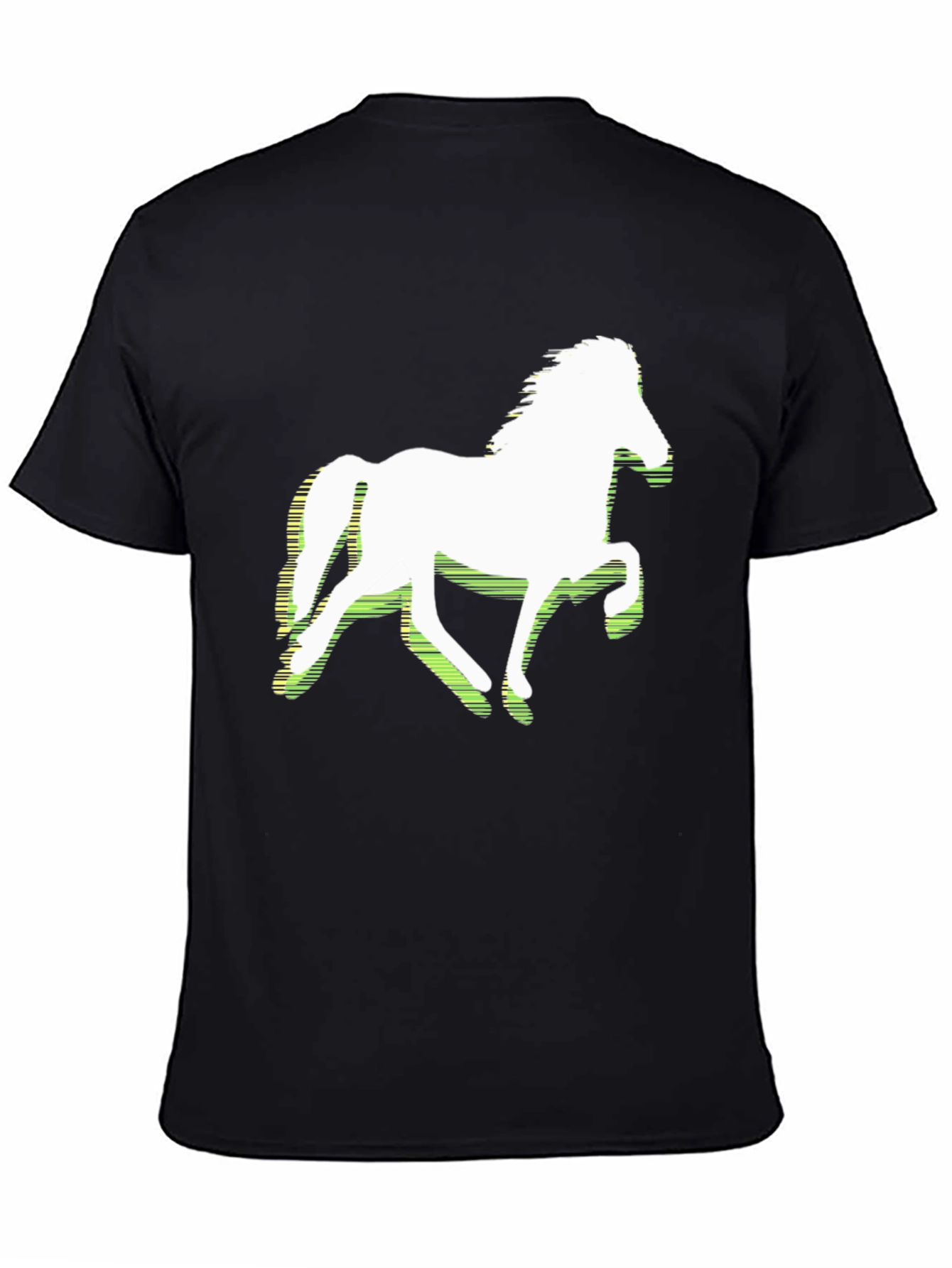Horse Graphic Tee - Stylish Black T-Shirt