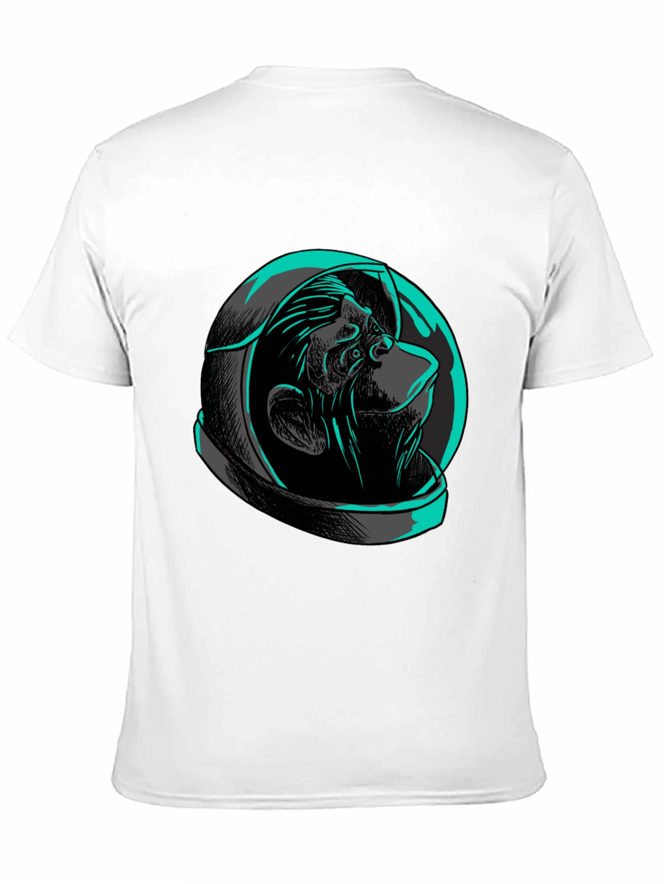 Ape Astronaut Graphic Tee - Black