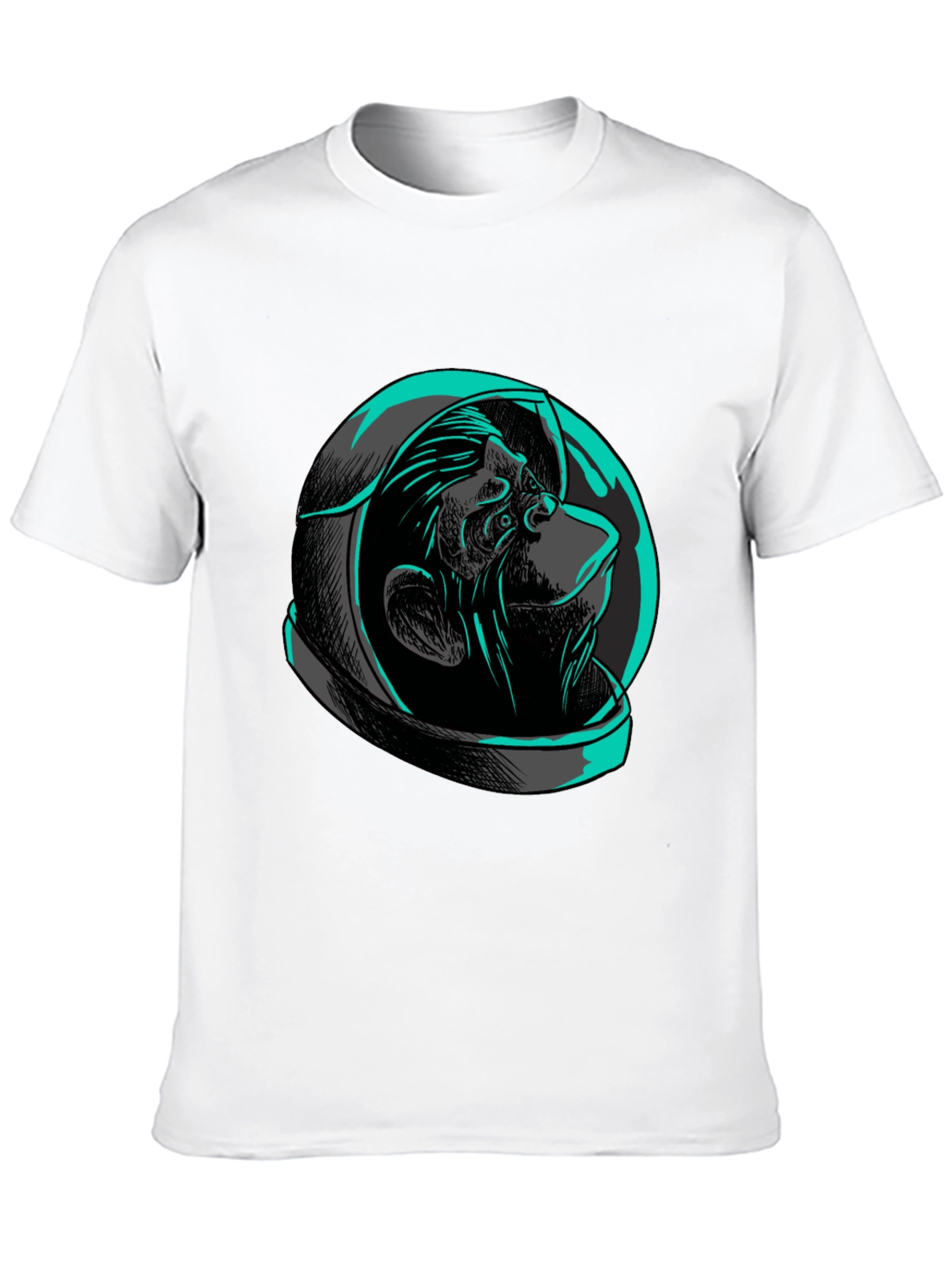 Ape Astronaut Graphic Tee - Black