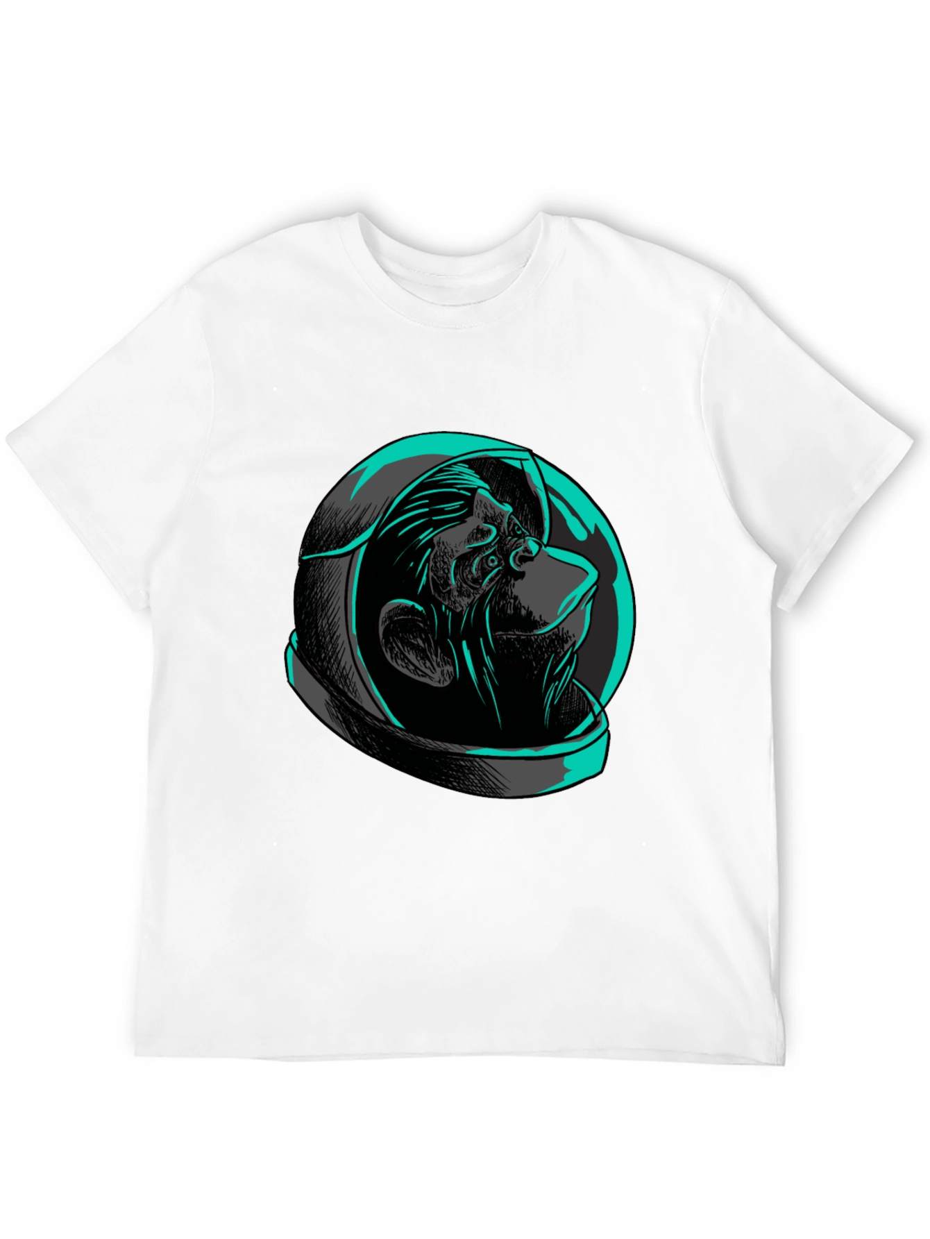 Ape Astronaut Graphic Tee - Black