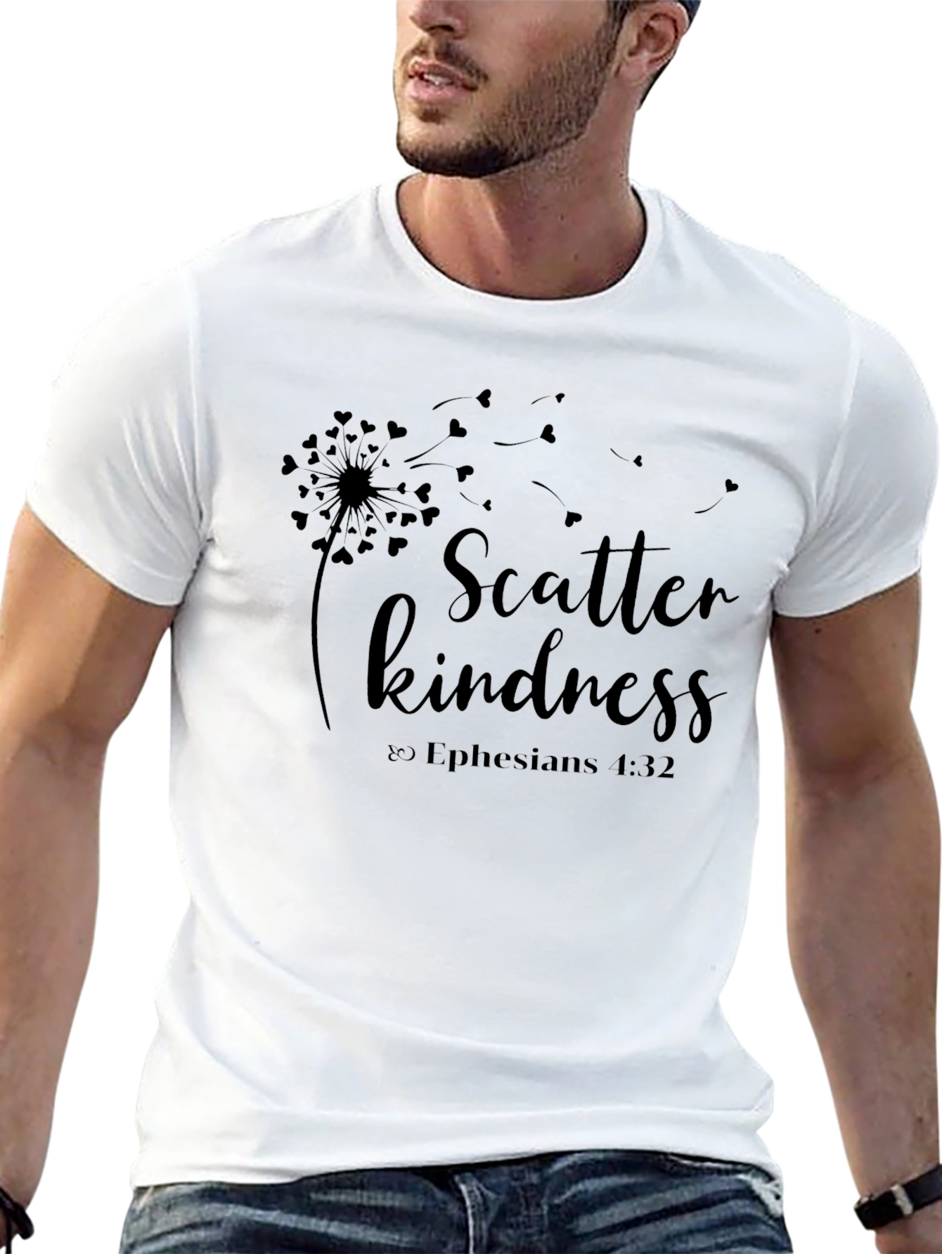Scatter Kindness T-Shirt - Ephesians 4:32 Graphic Tee