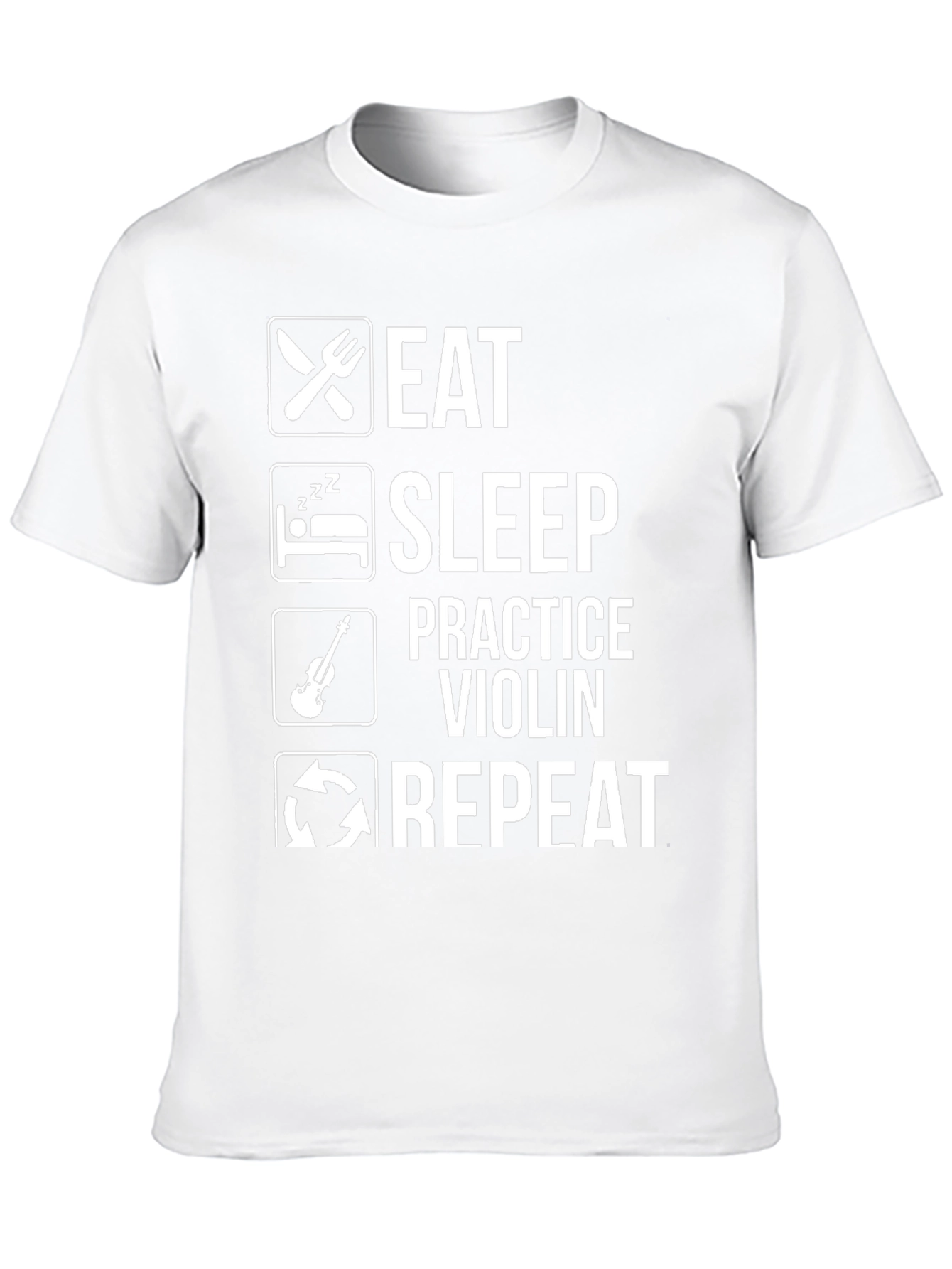 Eat Sleep Violin Repeat T-Shirt - Musician Gift