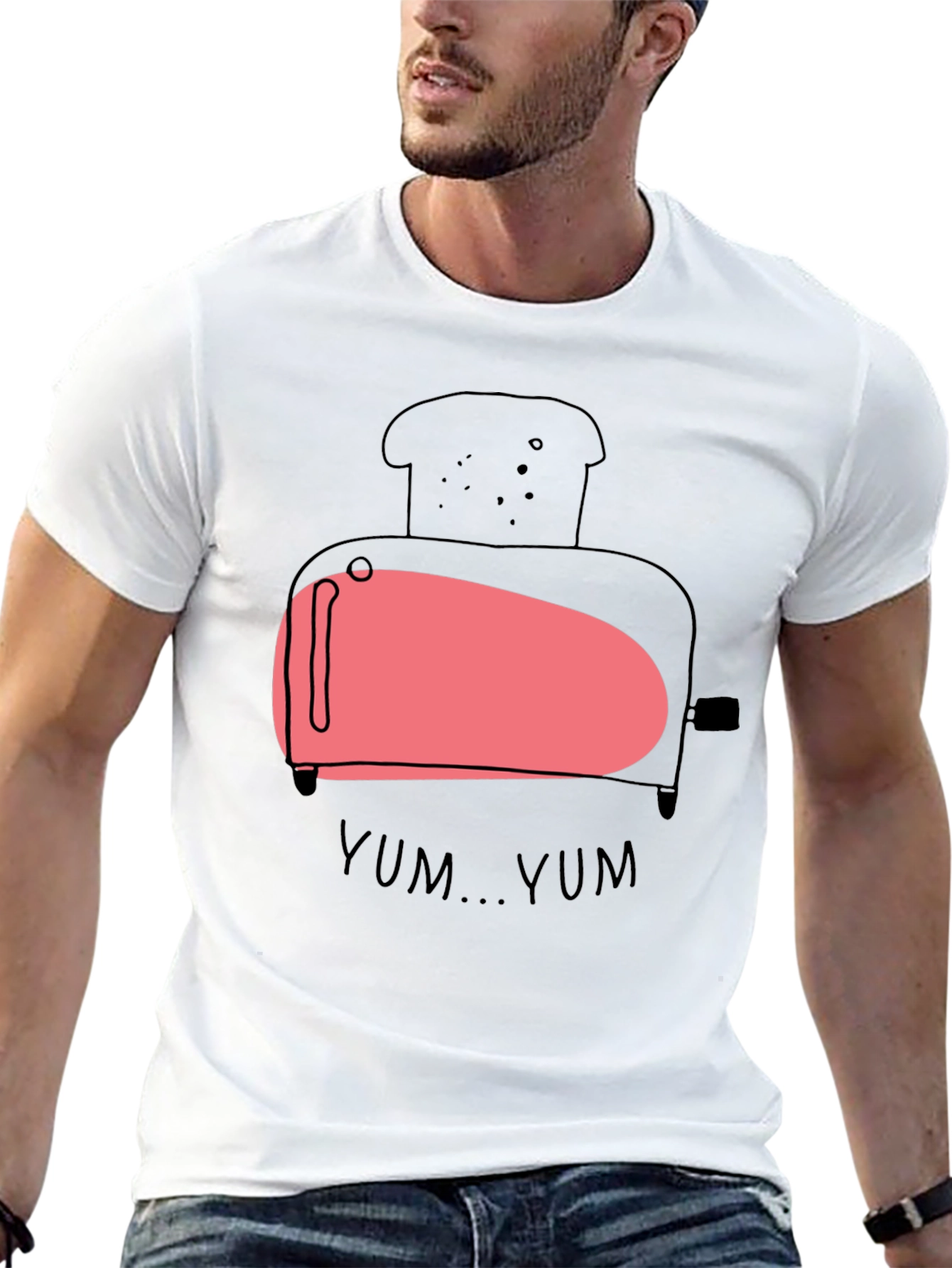 Yum Yum Toaster T-Shirt - Funny Breakfast Tee