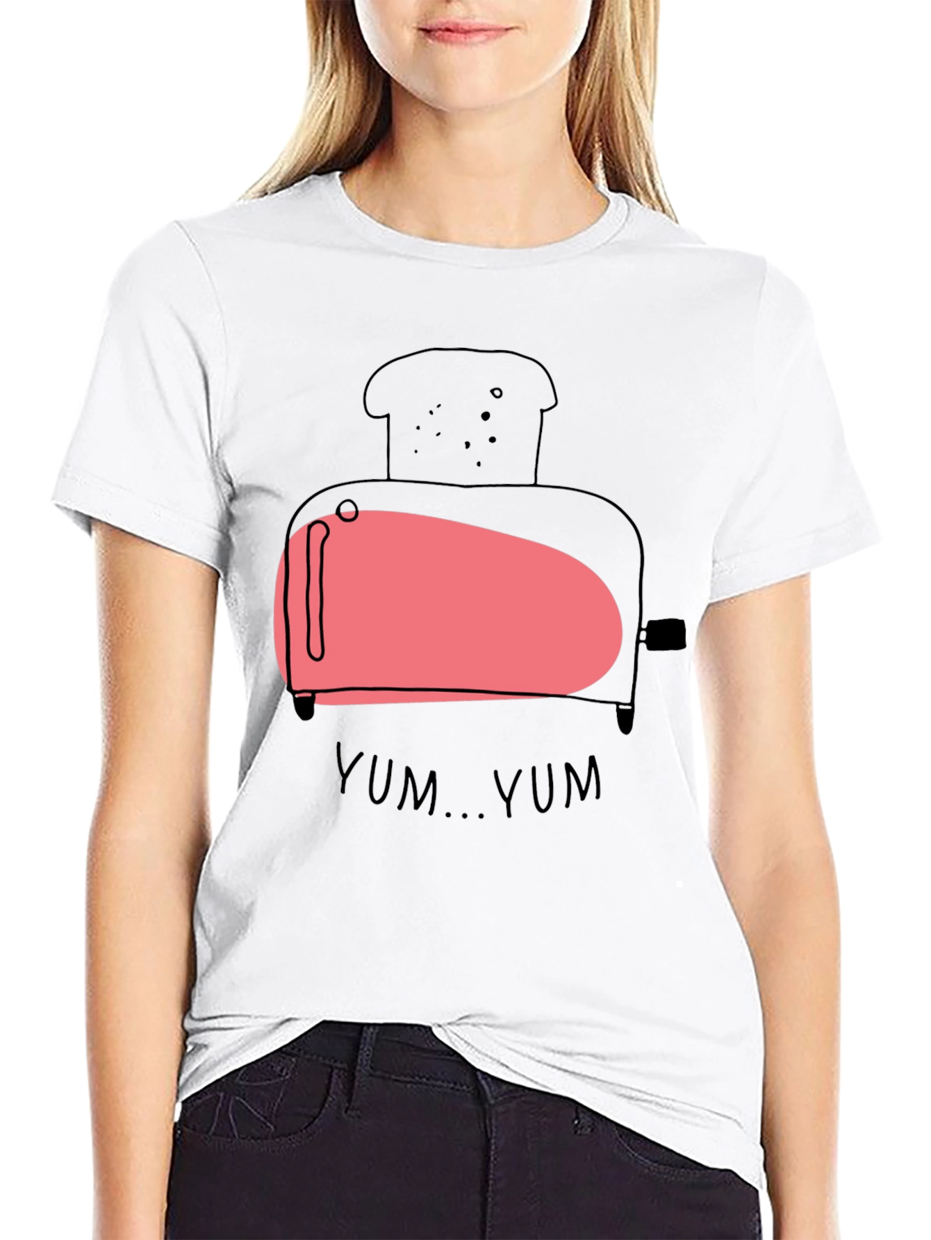 Yum Yum Toaster T-Shirt - Funny Breakfast Tee