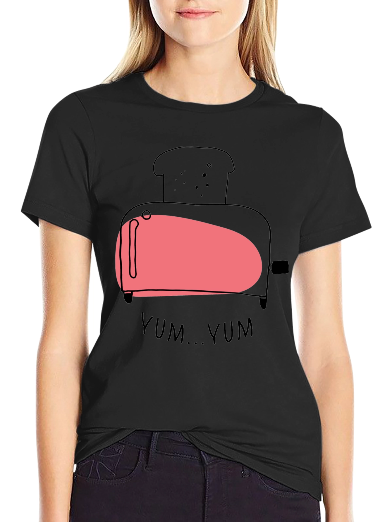 Yum Yum Toaster T-Shirt - Funny Breakfast Tee