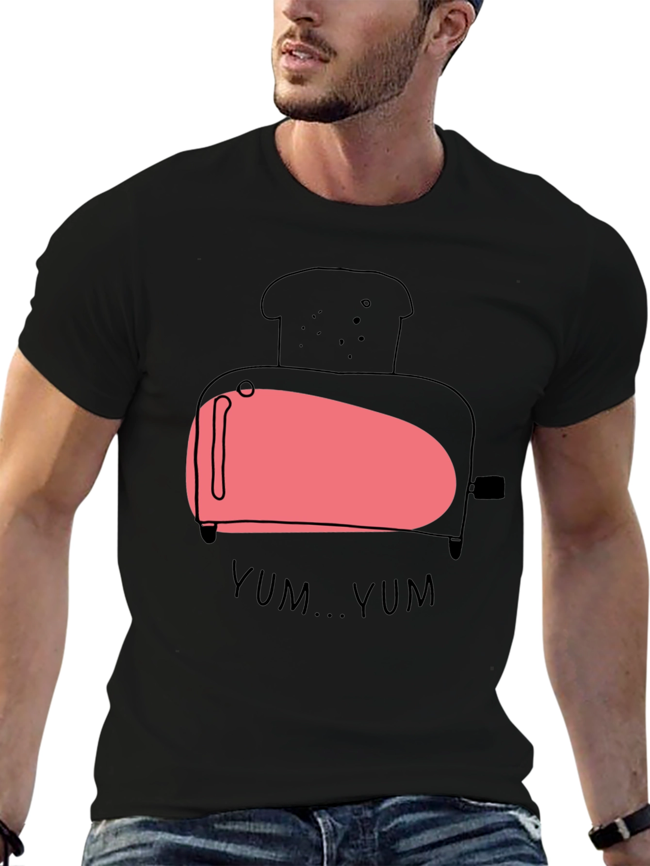 Yum Yum Toaster T-Shirt - Funny Breakfast Tee