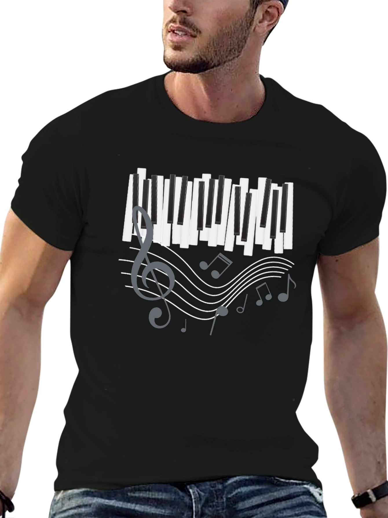 Musical Piano Keys T-Shirt