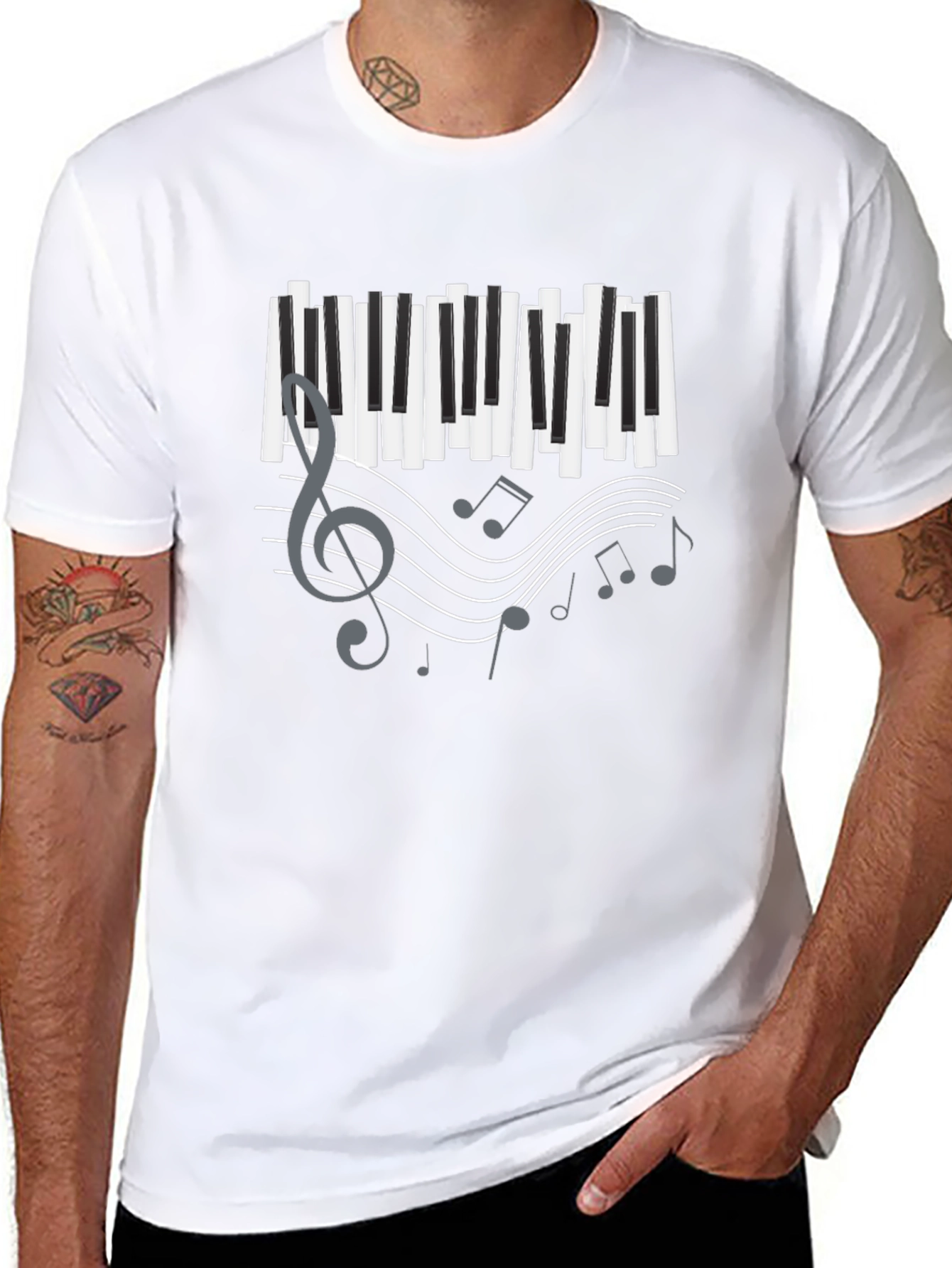 Musical Piano Keys T-Shirt