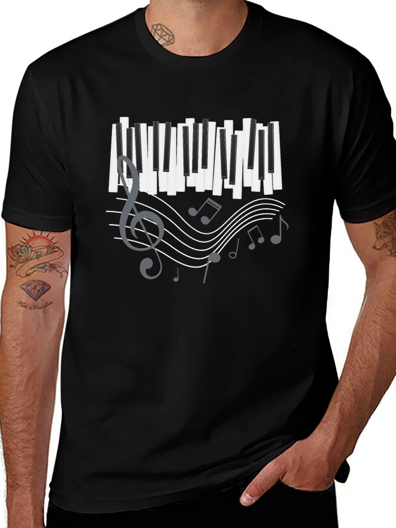 Musical Piano Keys T-Shirt
