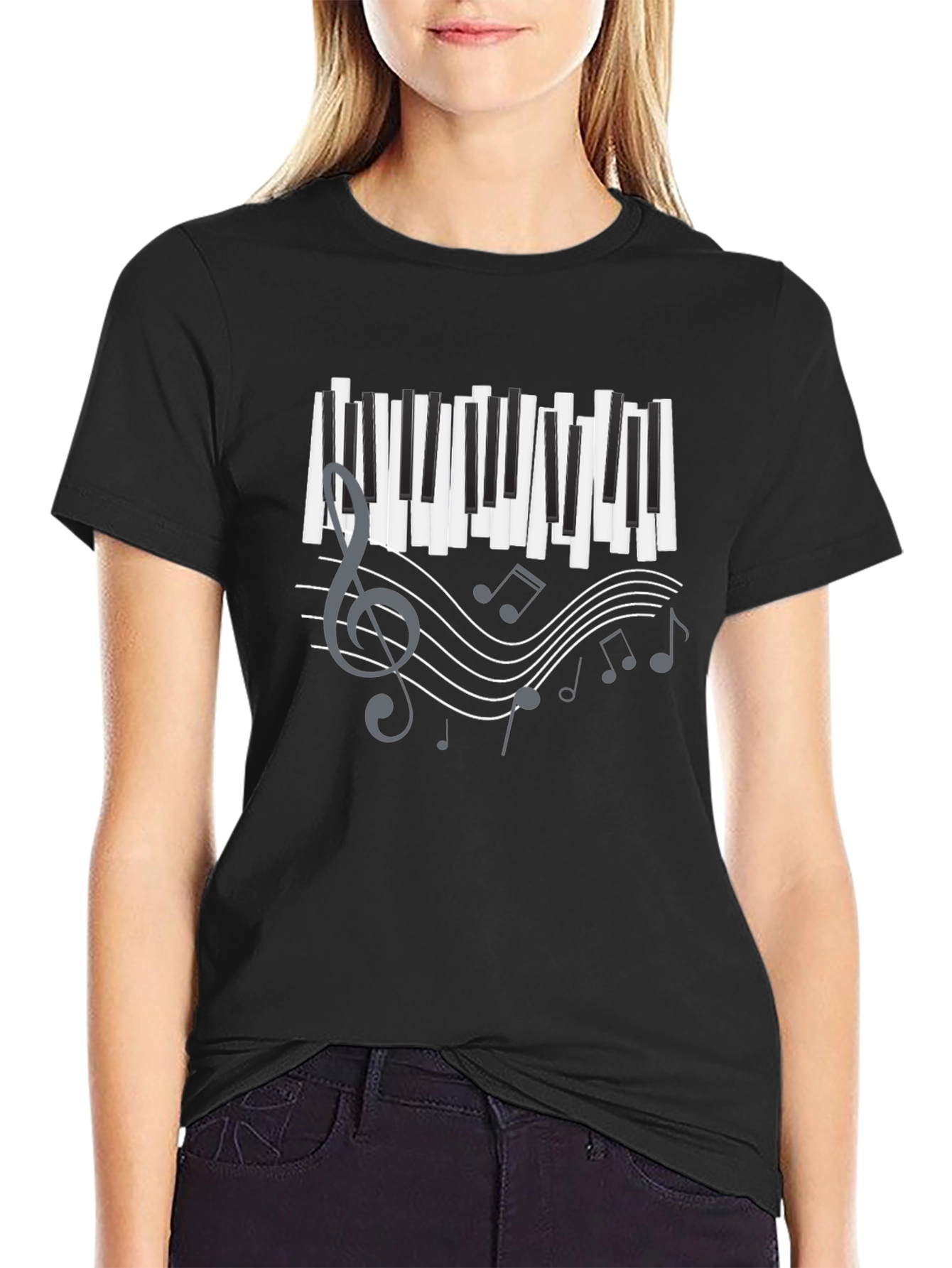 Musical Piano Keys T-Shirt
