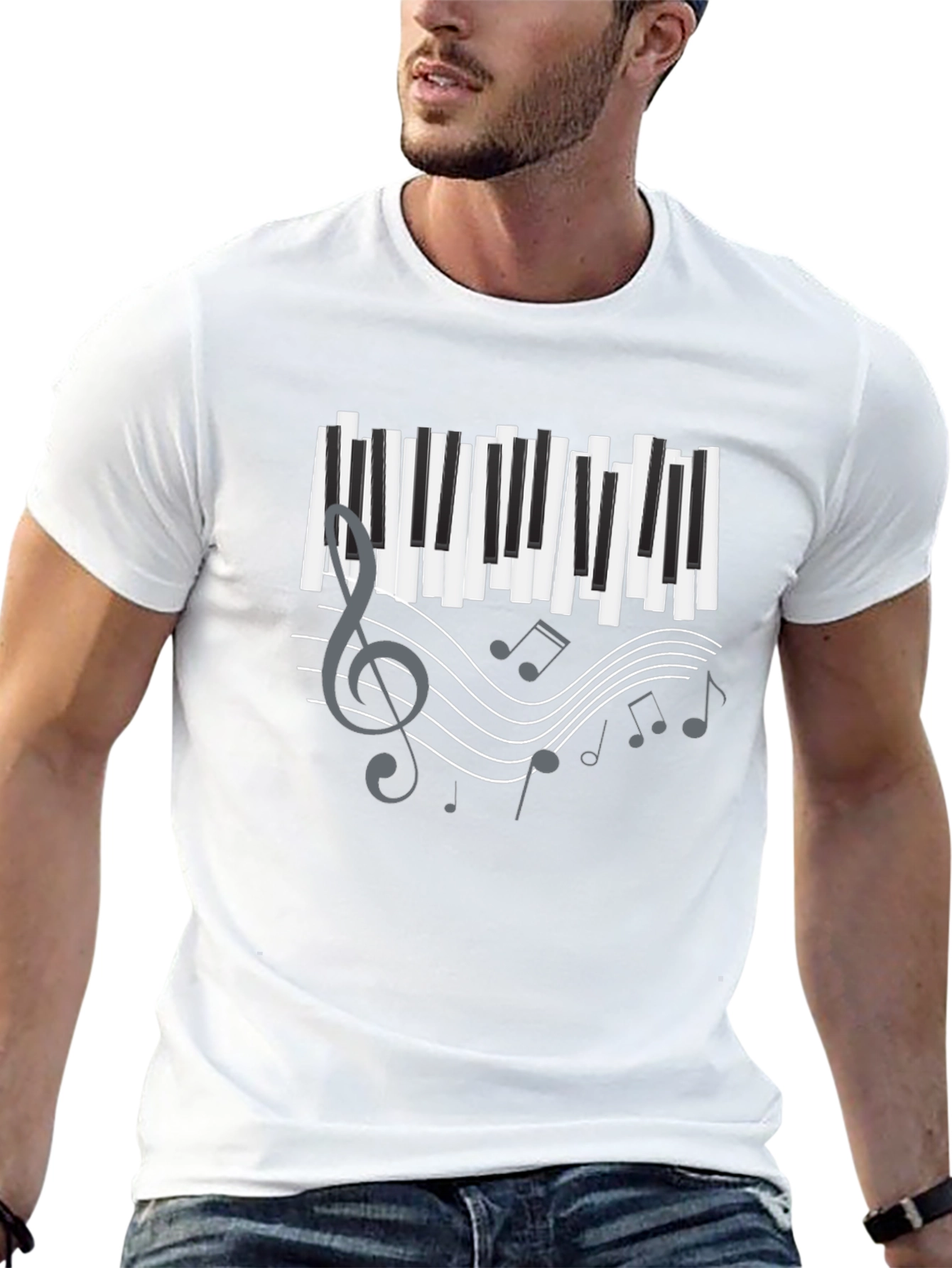 Musical Piano Keys T-Shirt