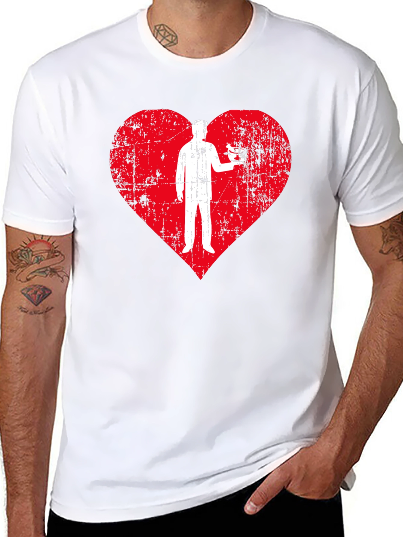 Heart Surgeon Love T-Shirt - Black