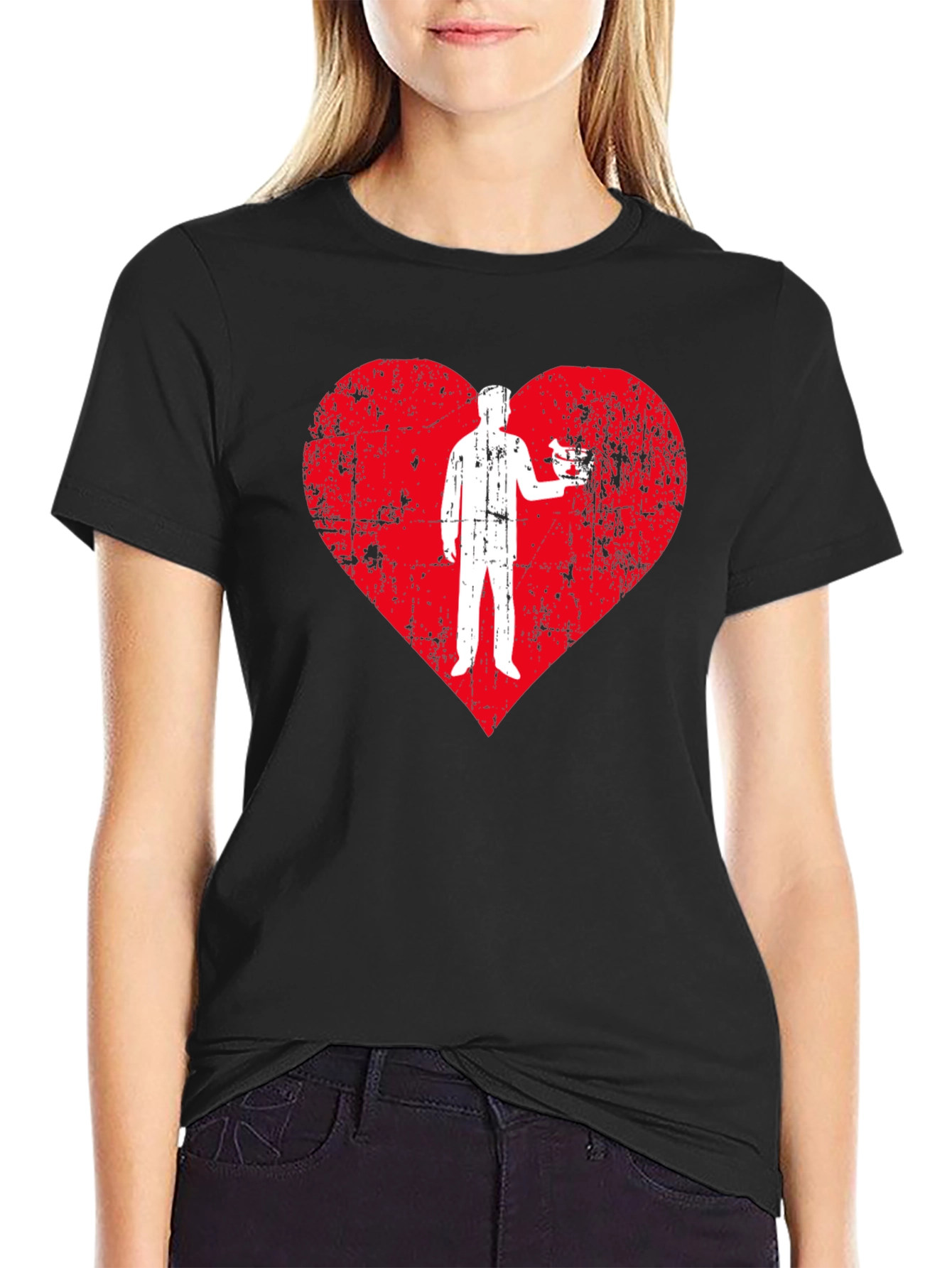 Heart Surgeon Love T-Shirt - Black