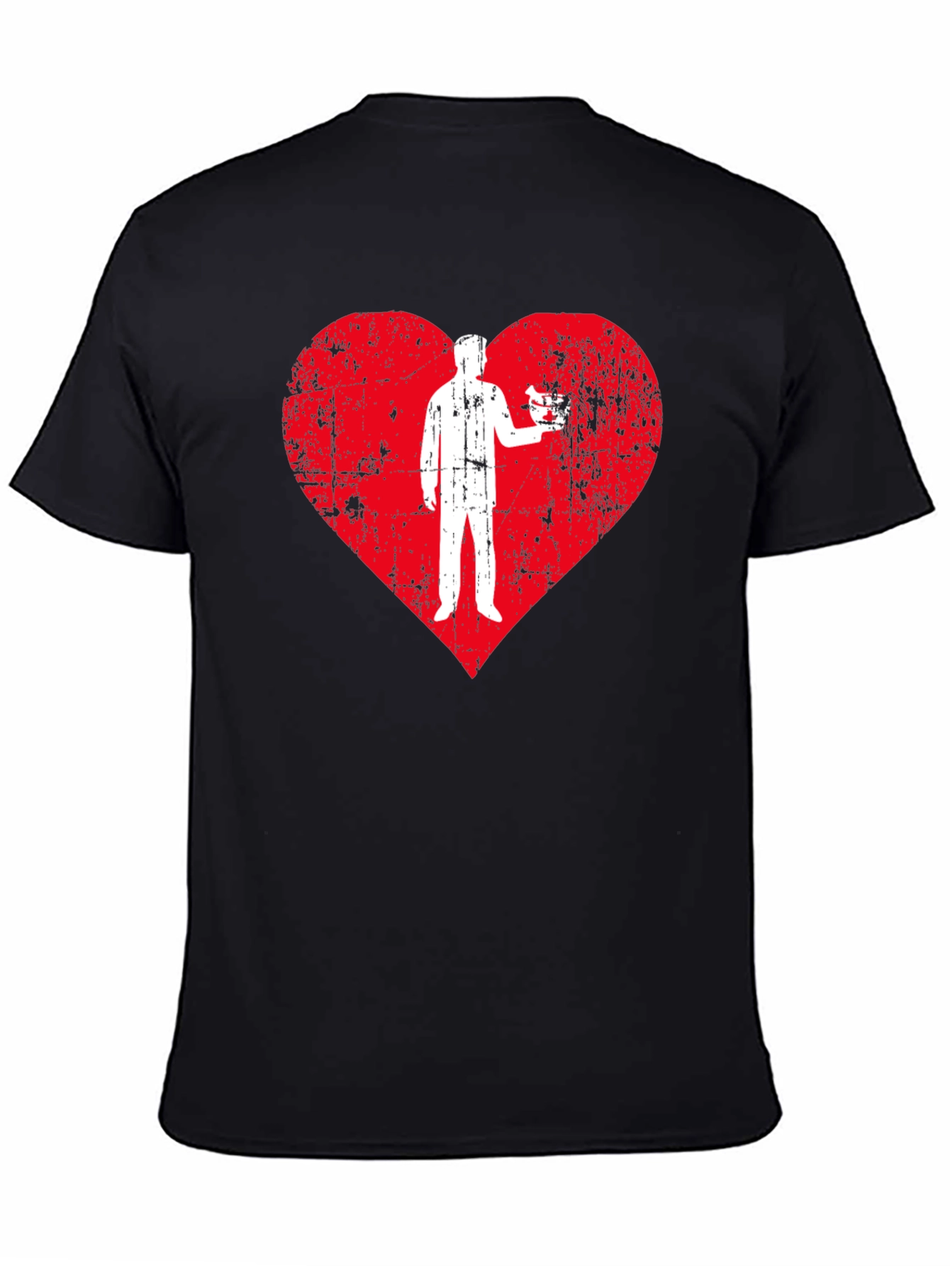 Heart Surgeon Love T-Shirt - Black