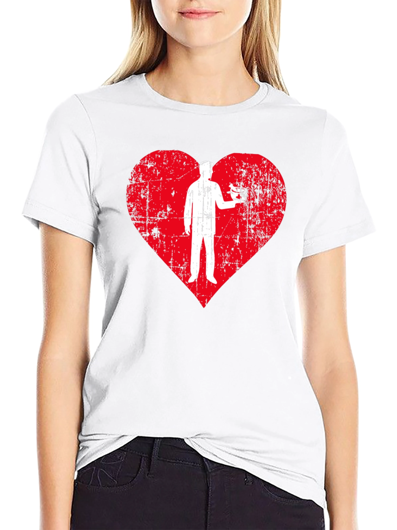Heart Surgeon Love T-Shirt - Black