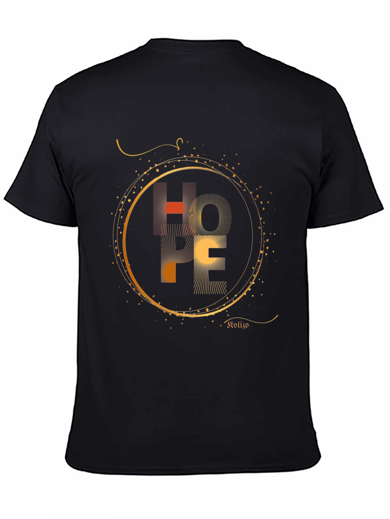 HOPE Graphic Print Black T-Shirt
