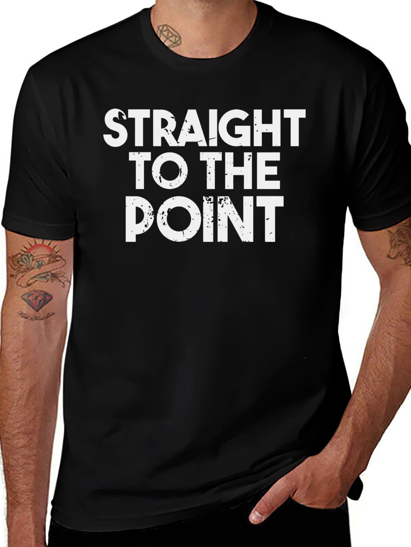 Straight To The Point Graphic Tee