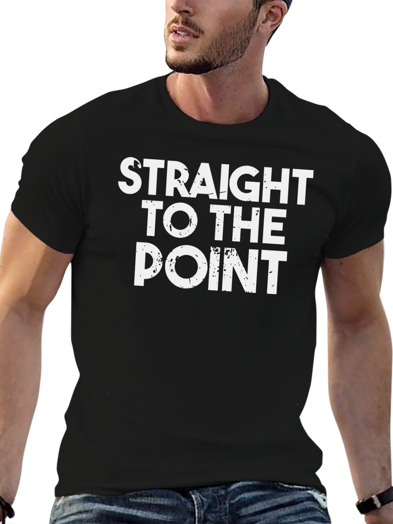 Straight To The Point Graphic Tee