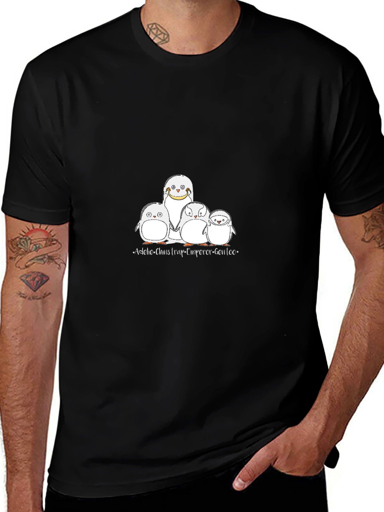 Penguin Family Graphic Tee
