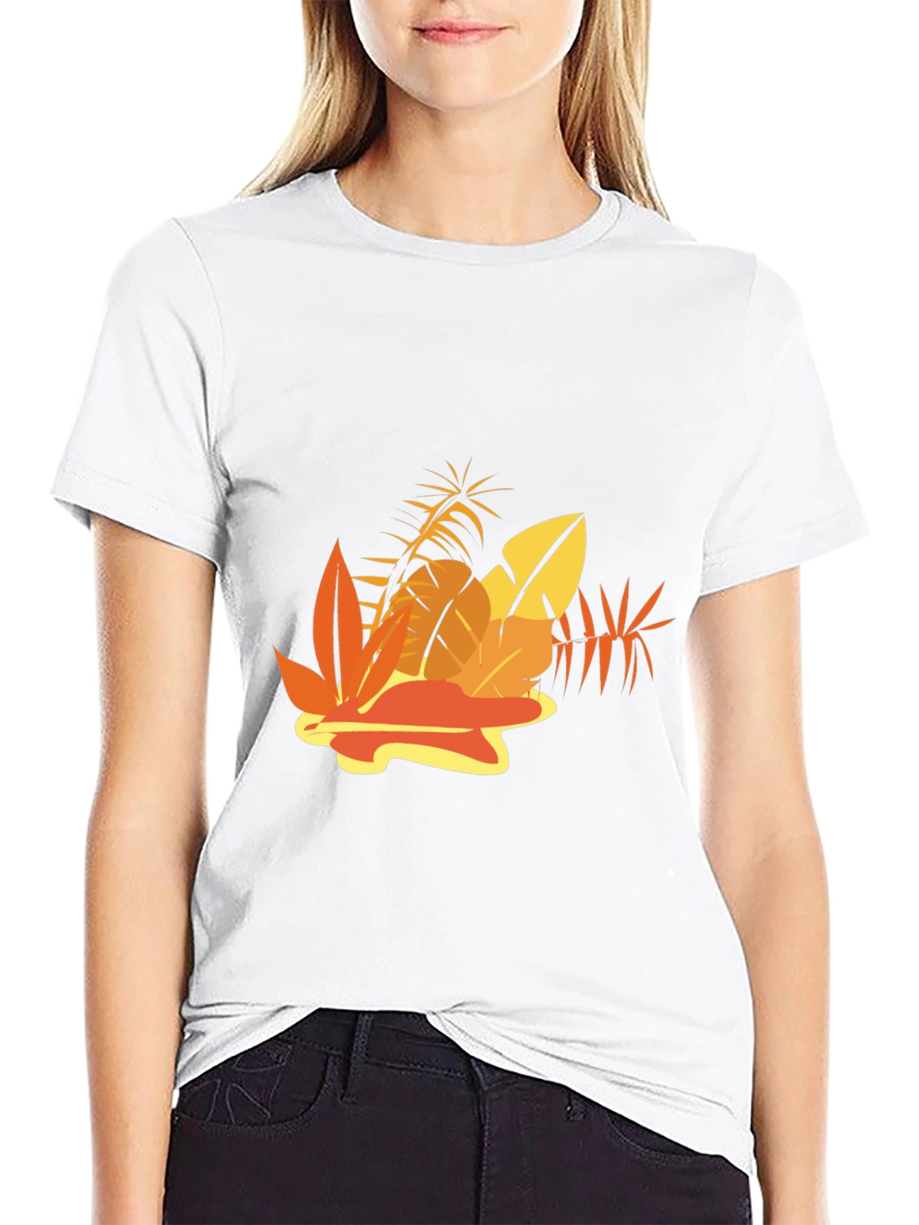 Tropical Leaf Graphic Tee