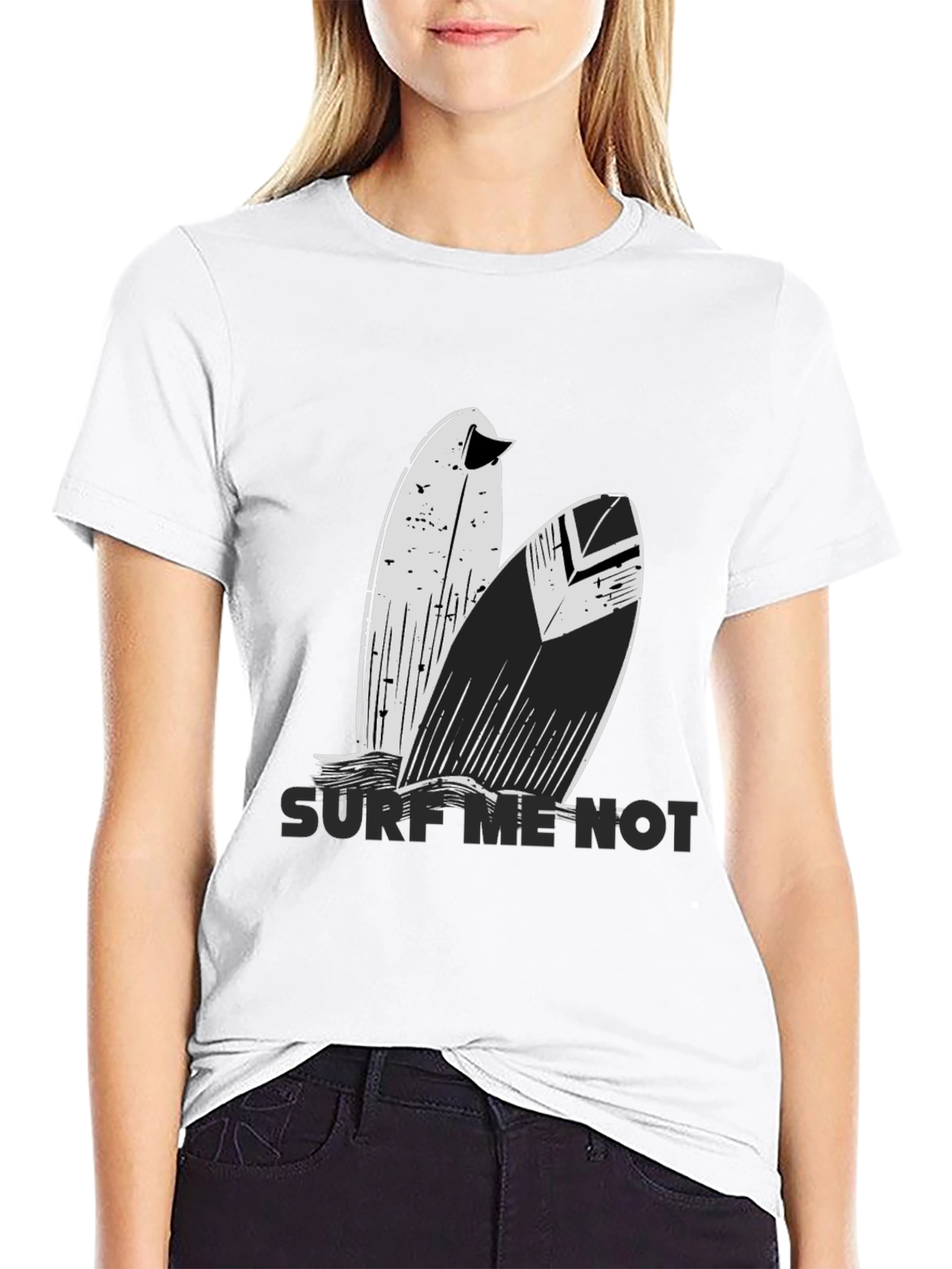Surf Me Not T-Shirt -  Surfer Style Tee