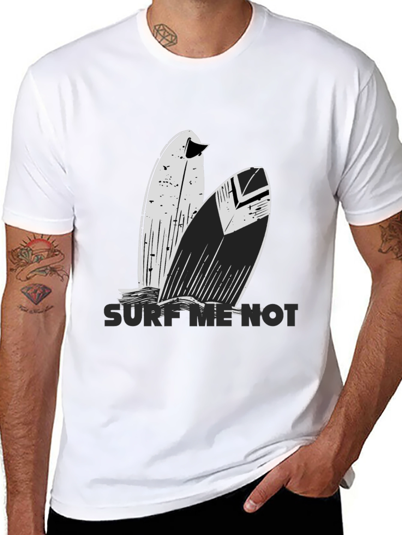 Surf Me Not T-Shirt -  Surfer Style Tee