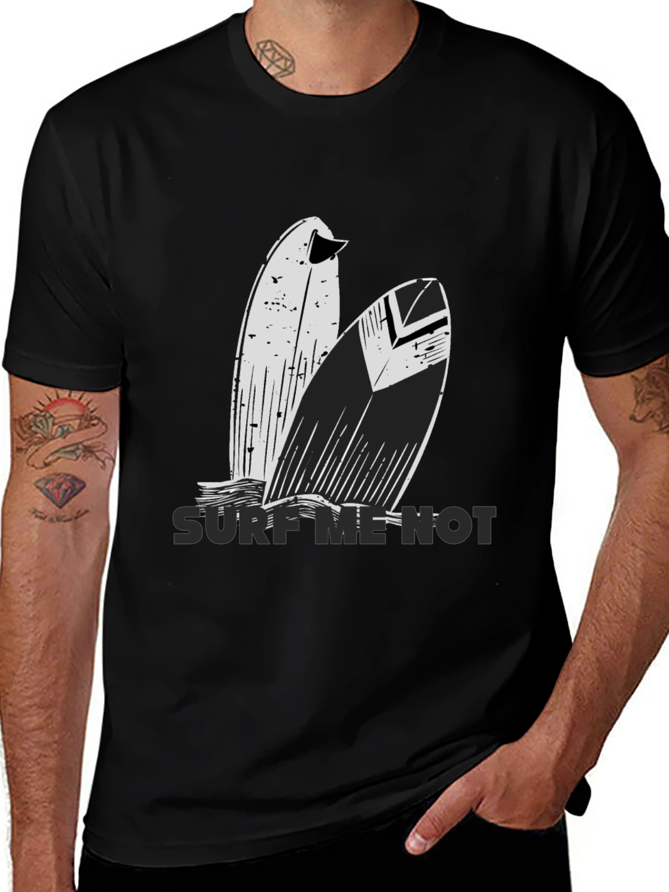 Surf Me Not T-Shirt -  Surfer Style Tee