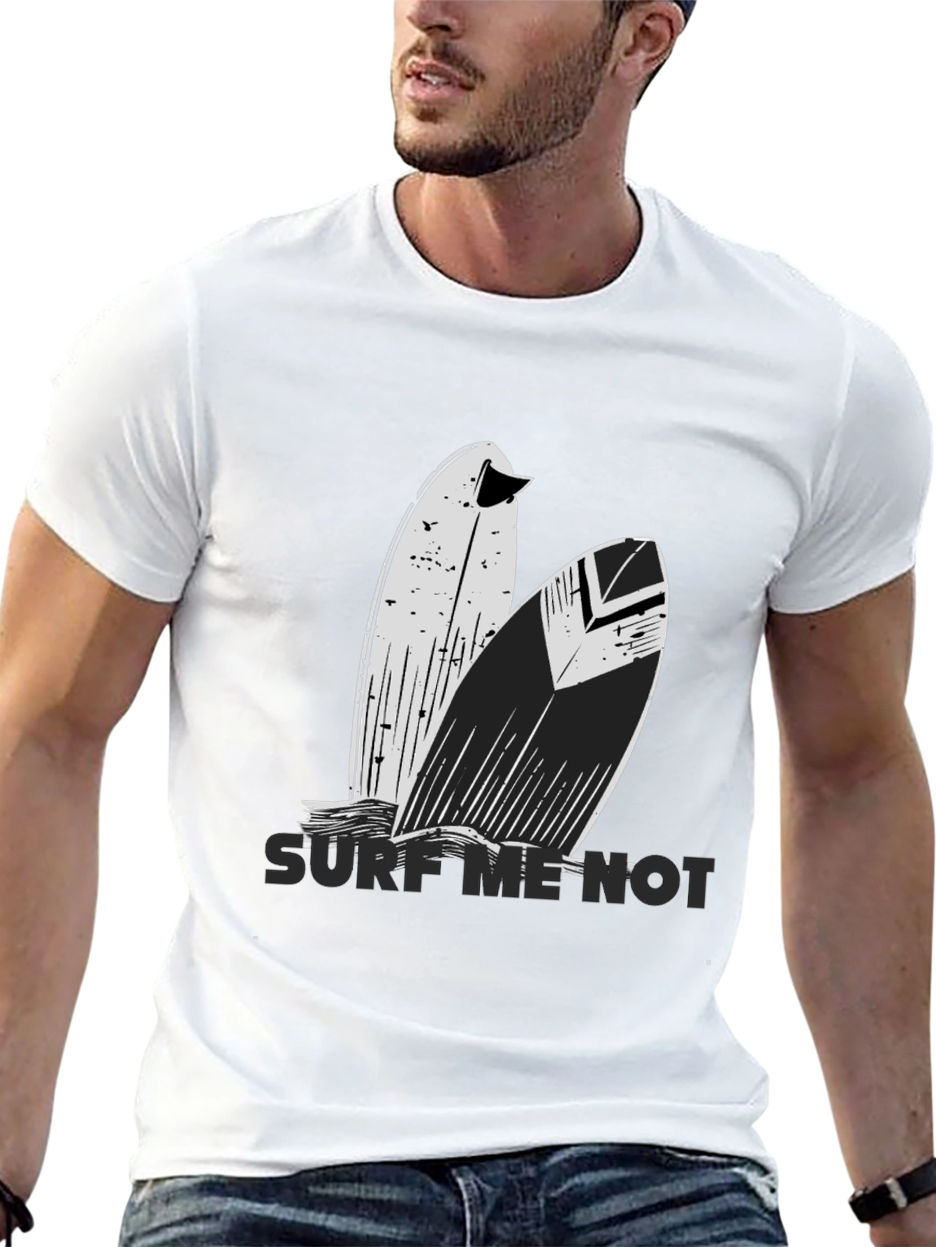 Surf Me Not T-Shirt -  Surfer Style Tee