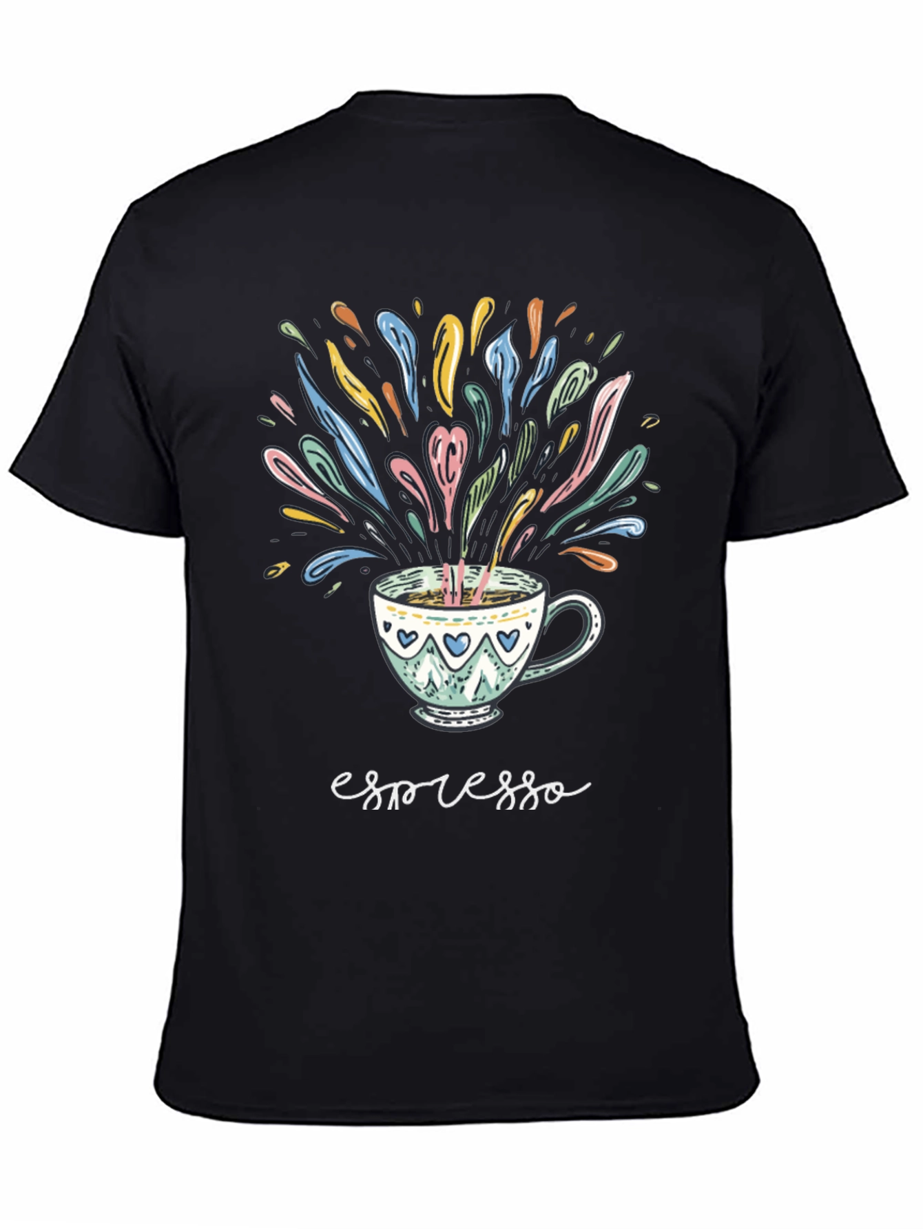 Espresso Art T-Shirt - Stylish Coffee Lover Tee