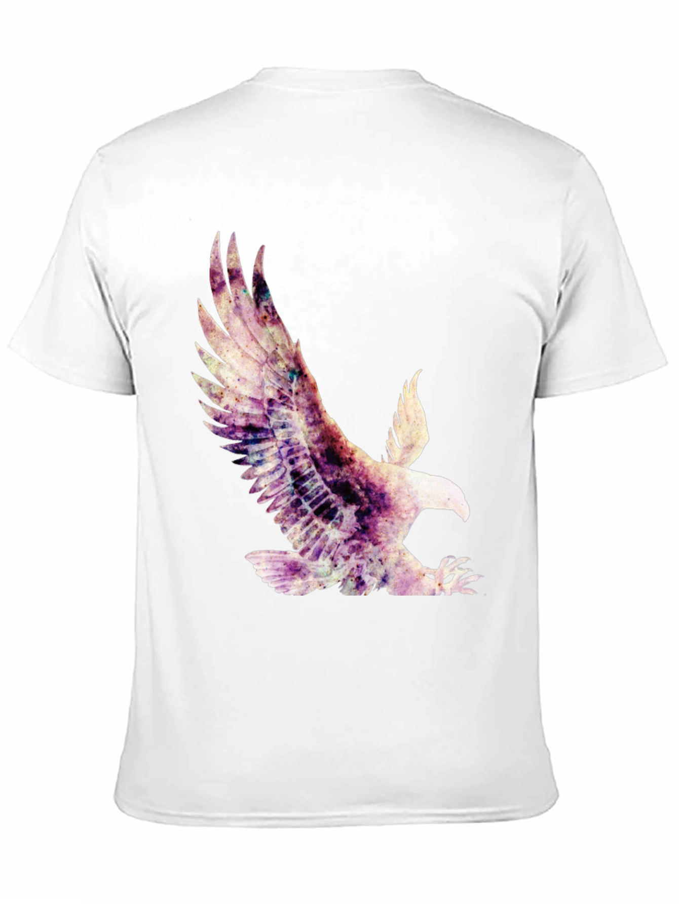 Eagle Graphic Print T-Shirt - Black