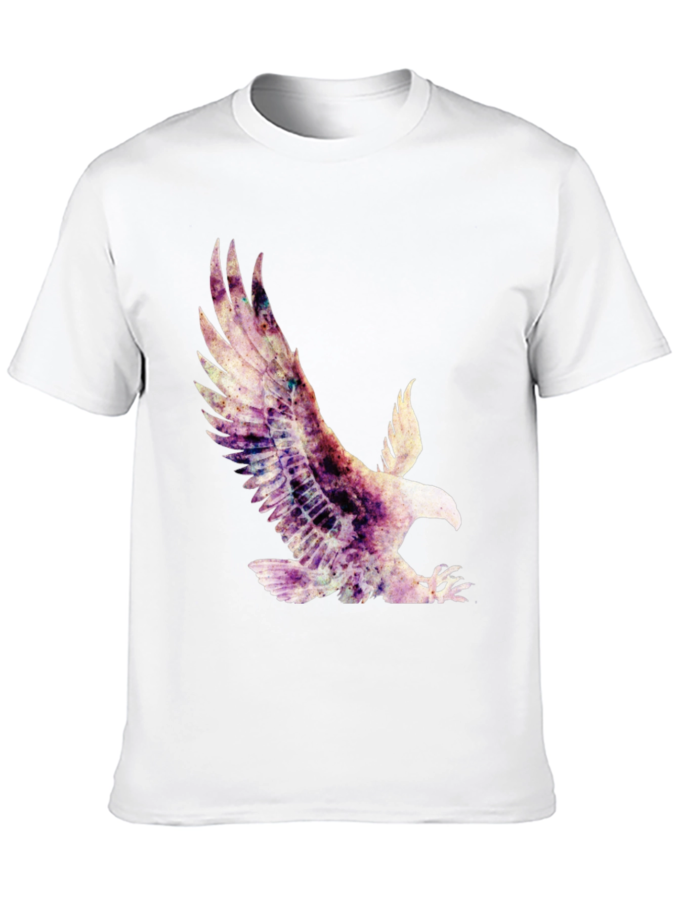 Eagle Graphic Print T-Shirt - Black