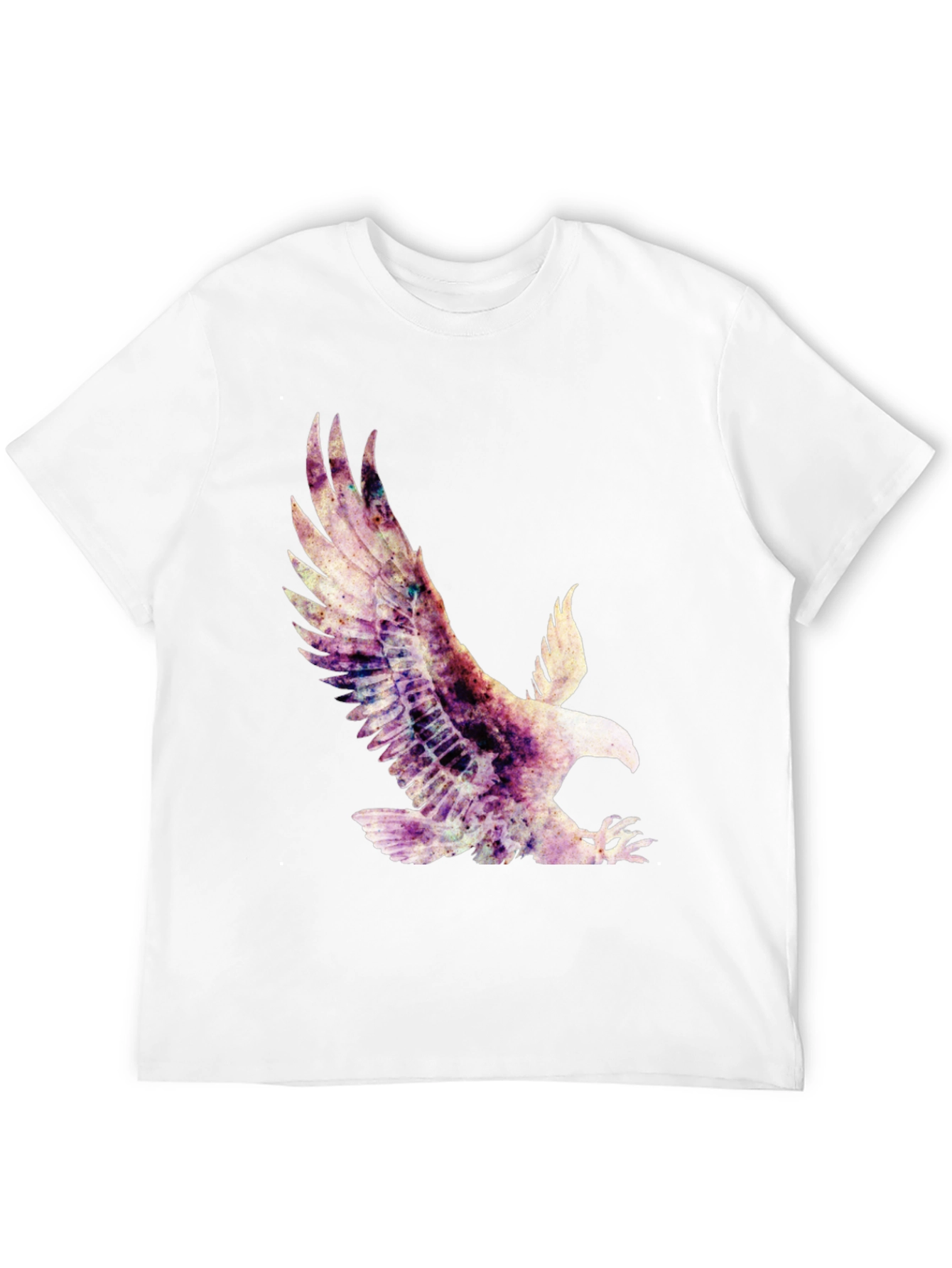 Eagle Graphic Print T-Shirt - Black