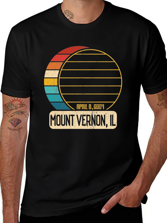 Mount Vernon IL Eclipse April 8 2024 T-Shirt