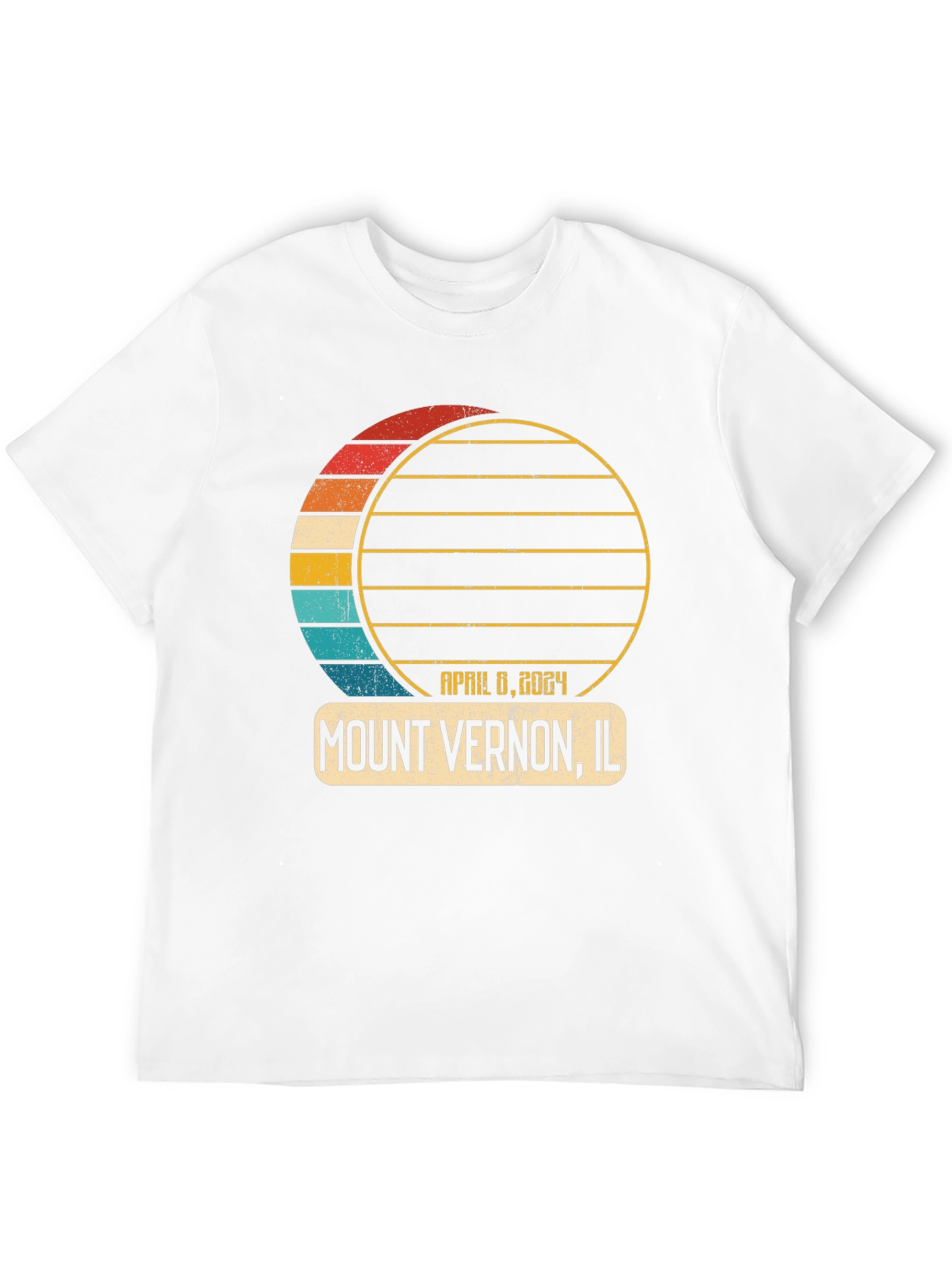 Mount Vernon IL Eclipse April 8 2024 T-Shirt