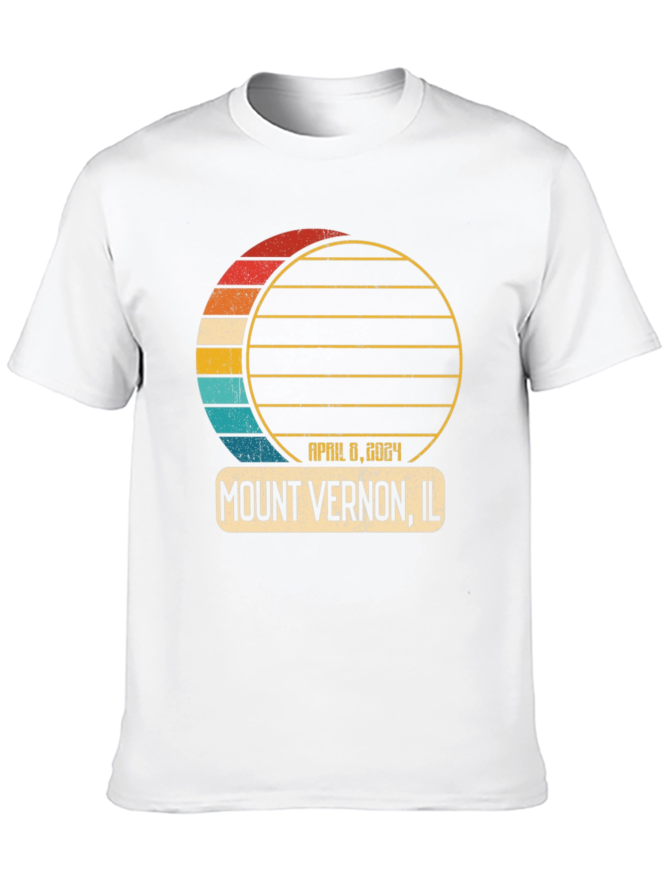 Mount Vernon IL Eclipse April 8 2024 T-Shirt