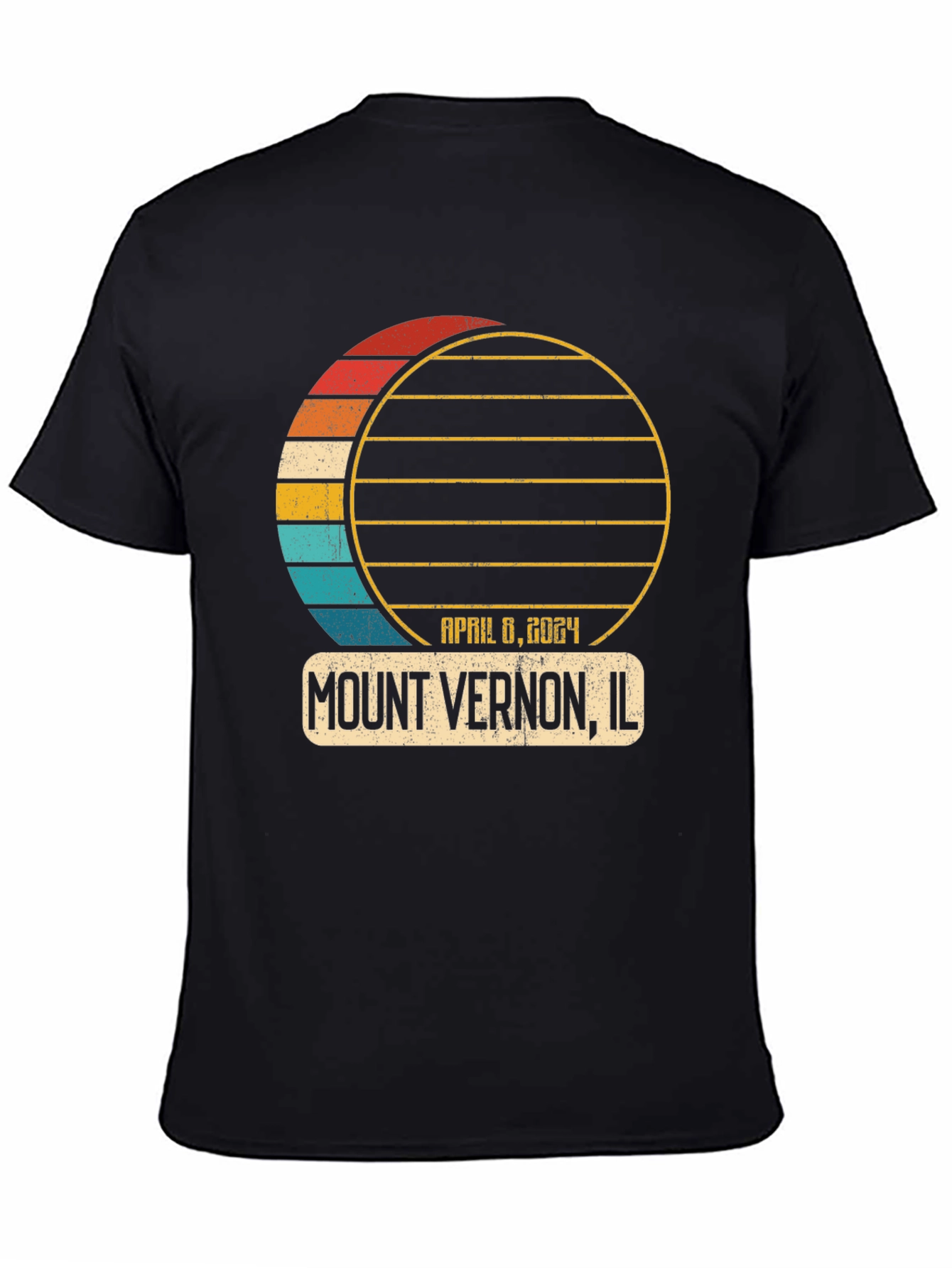 Mount Vernon IL Eclipse April 8 2024 T-Shirt