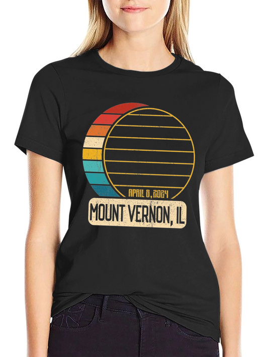 Mount Vernon IL Eclipse April 8 2024 T-Shirt