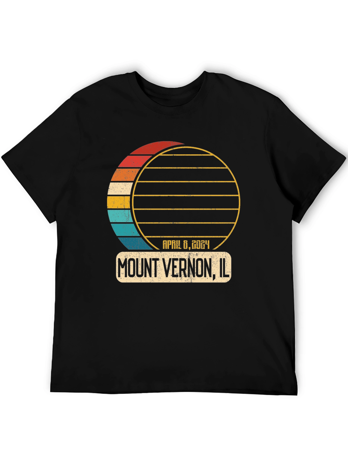 Mount Vernon IL Eclipse April 8 2024 T-Shirt