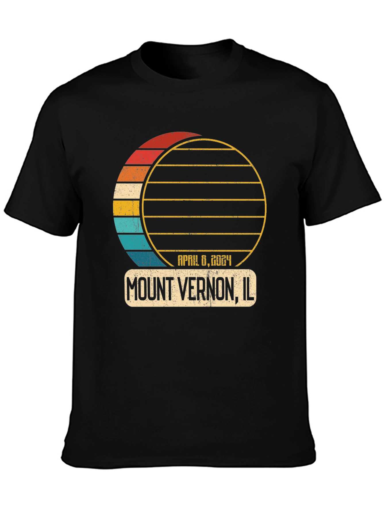 Mount Vernon IL Eclipse April 8 2024 T-Shirt