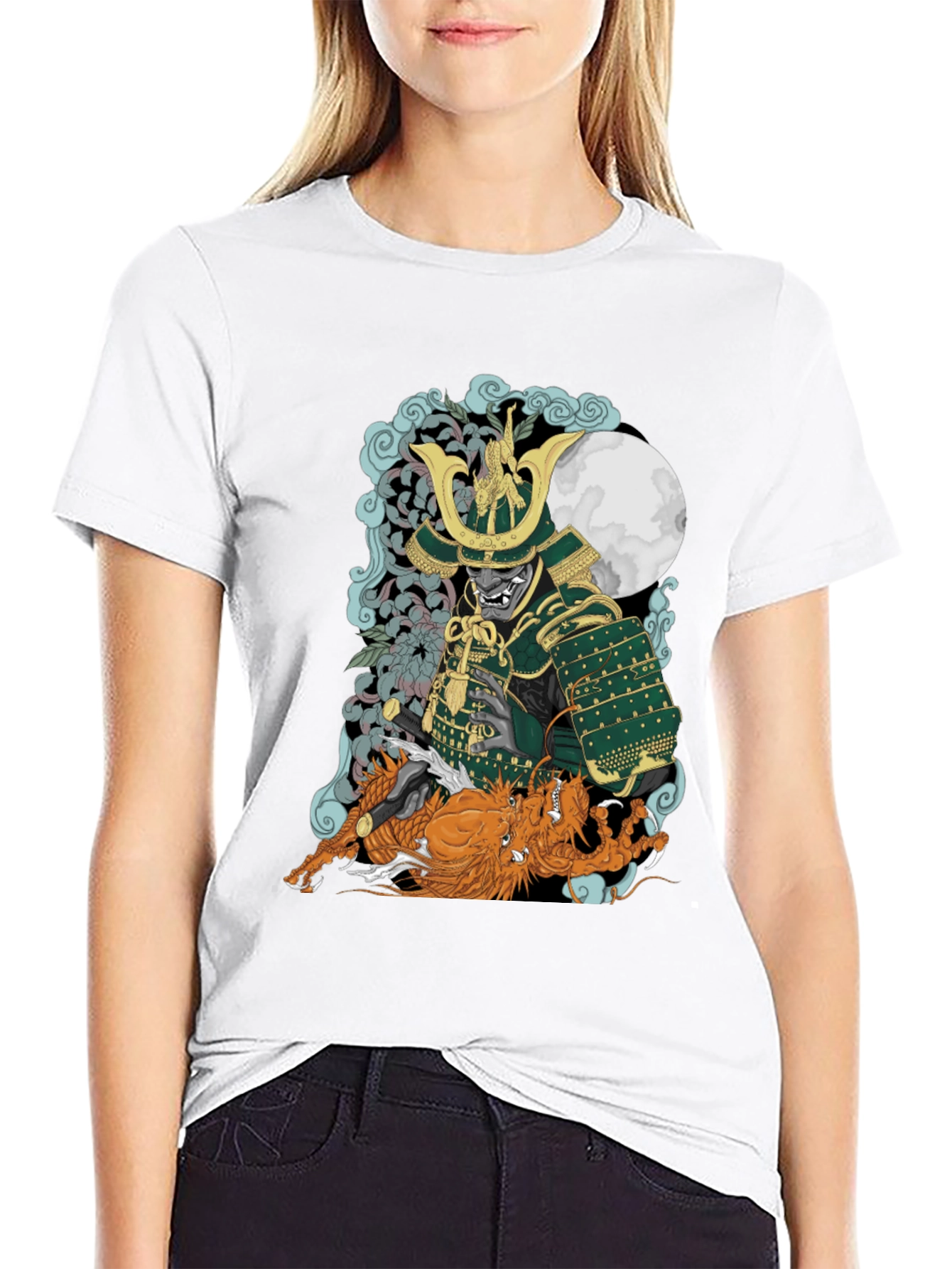 Samurai & Dragon Graphic Tee